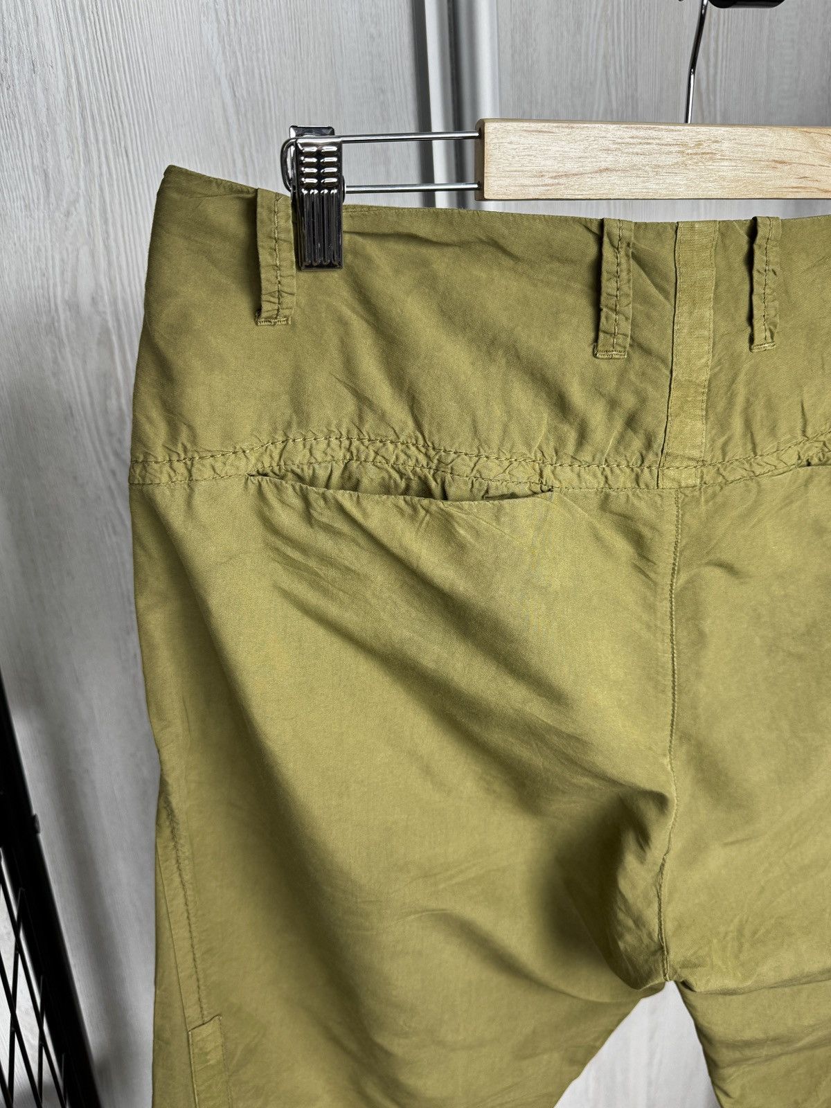 Transit Transit E142 Khaki/Gold Cotton-Viscose-Silk shorts size M Size US 32 / EU 48 - 7 Thumbnail