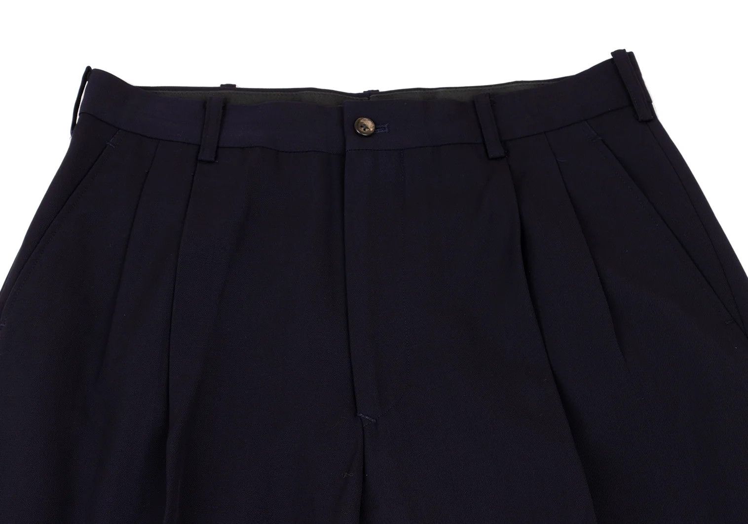 Yohji Yamamoto Yohji Yamamoto Wool Gabardine Tapered Pants Size US 34 / EU 50 - 3 Thumbnail