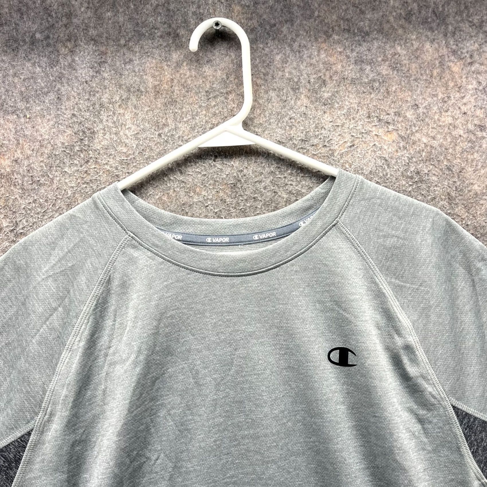 Champion Champion Shirt Mens XL Gray Short Sleeve Athletic Vapor Performance Jersey VTG Size US XL / EU 56 / 4 - 3 Thumbnail