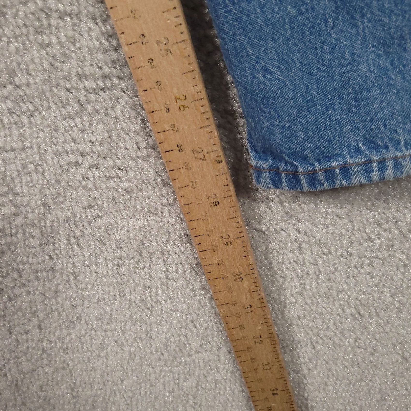 Vintage VINTAGE Cabin Creek Pull On Jeans Blue Elastic Waist Straight Leg Women 10 Size 32" / US 10 / IT 46 - 5 Thumbnail