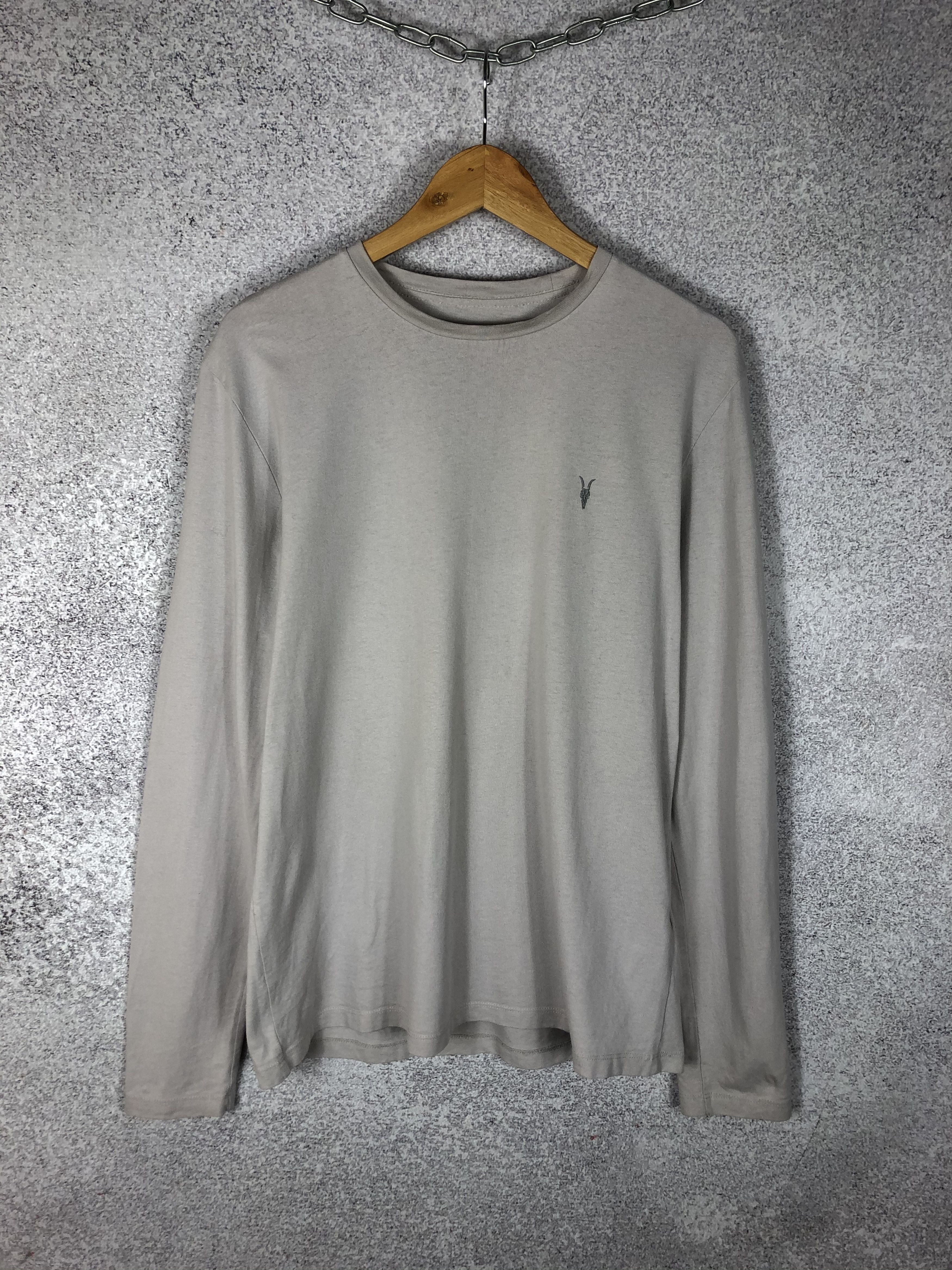 Allsaints Allsaints Beige Blank Longsleeve Tee Size US M / EU 48-50 / 2 - 1 Thumbnail