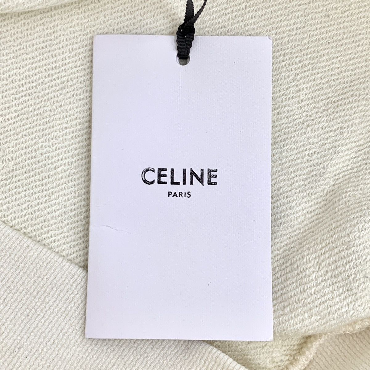 Celine Celine 22 Collection Beige Logo Printed Sweatshirt K26WX Size S / US 4 / IT 40 - 9 Thumbnail