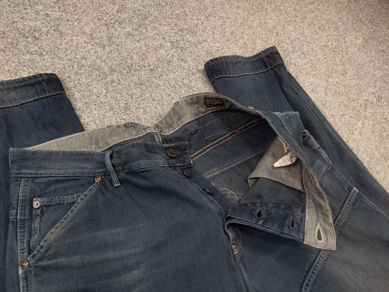 G-Star Vintage g-star raw 5620 heritage embro 96 Denim jeans double Size US 36 / EU 52 - 12 Thumbnail