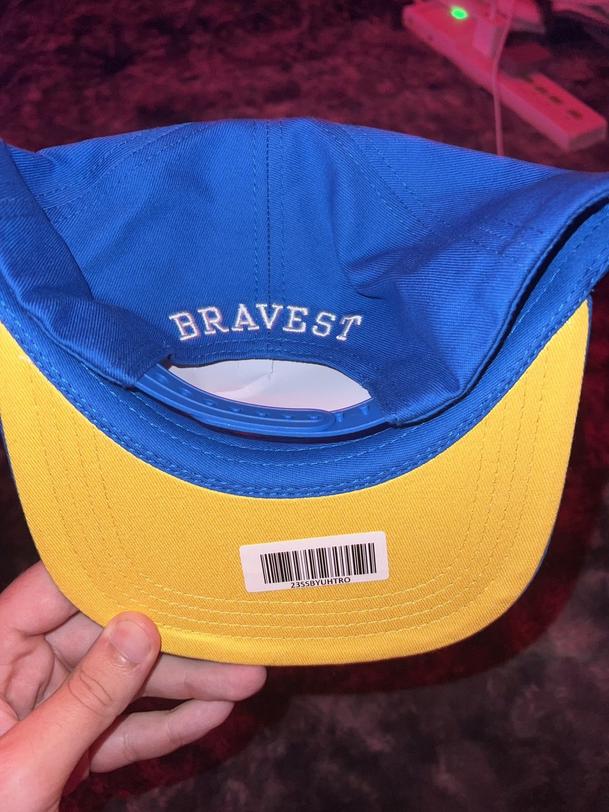 Bravest Studios × Vintage Bravest Studios “BADYEAR” Blue Snapback Size ONE SIZE - 2 Thumbnail