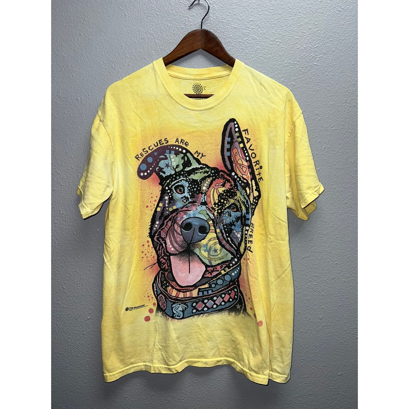 The Mountain The Mountain Dog Shirt Pitbull Rescues Are My Favorite Breed Size US L / EU 52-54 / 3 - 1 Thumbnail