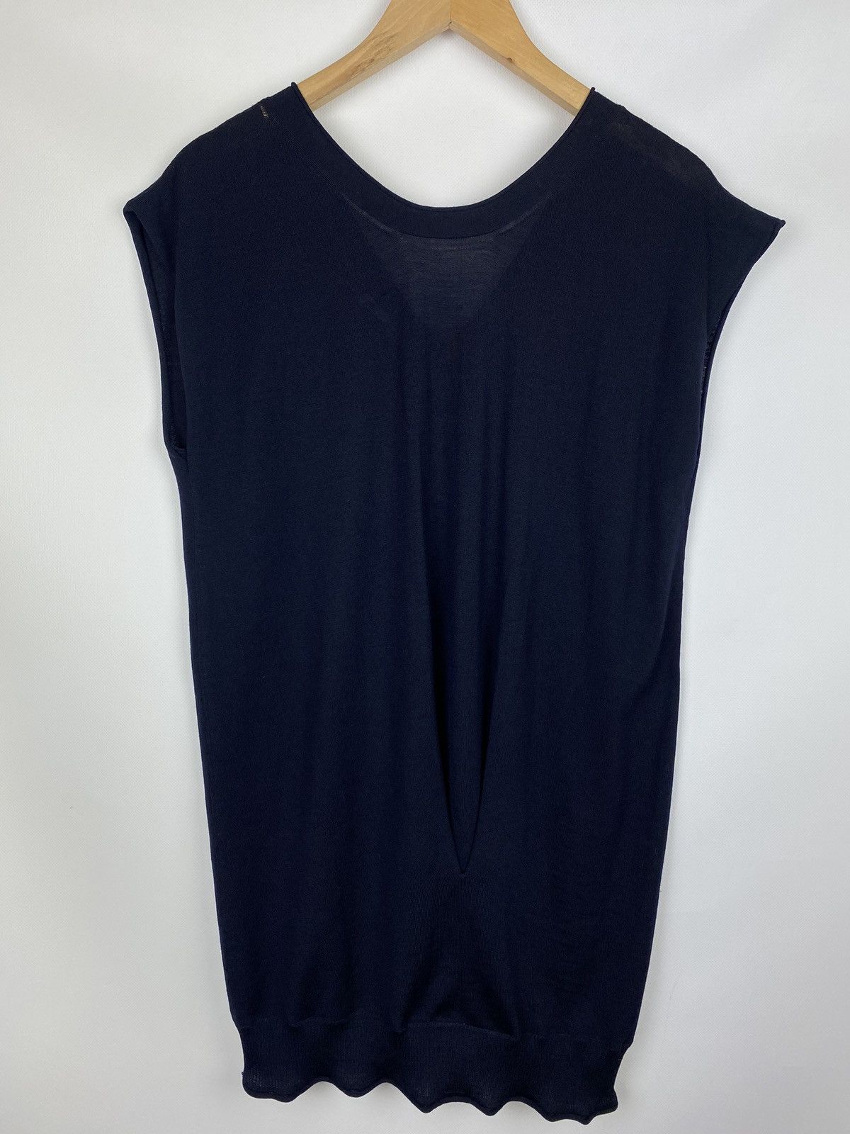Miu Miu Miu Miu ladies sleeveless v-neck tunic dress size 42 Navy Size M / US 6-8 / IT 42-44 - 10 Thumbnail