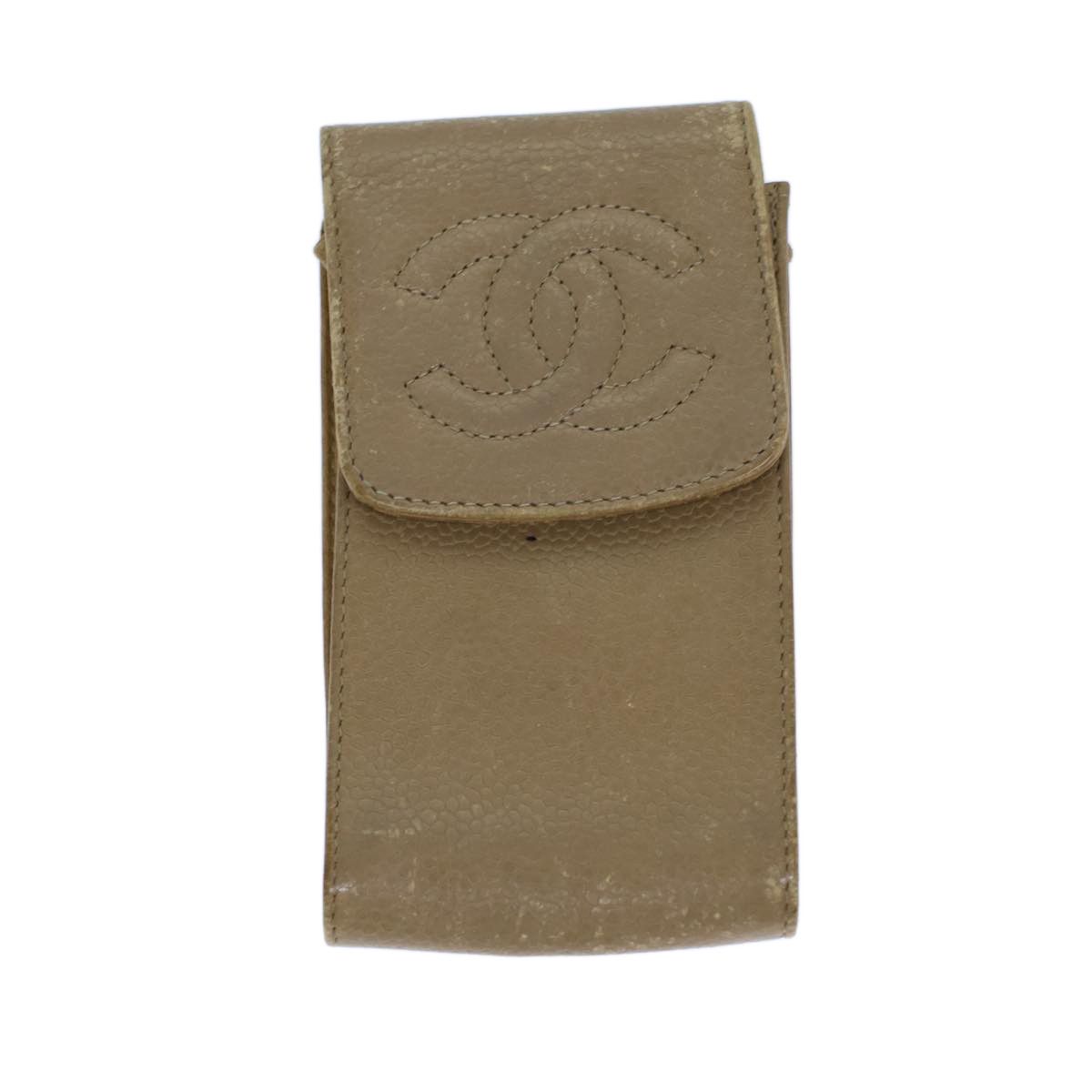 Chanel Cc Beige Leather Wallet (Pre-Owned) Size ONE SIZE - 1 Thumbnail