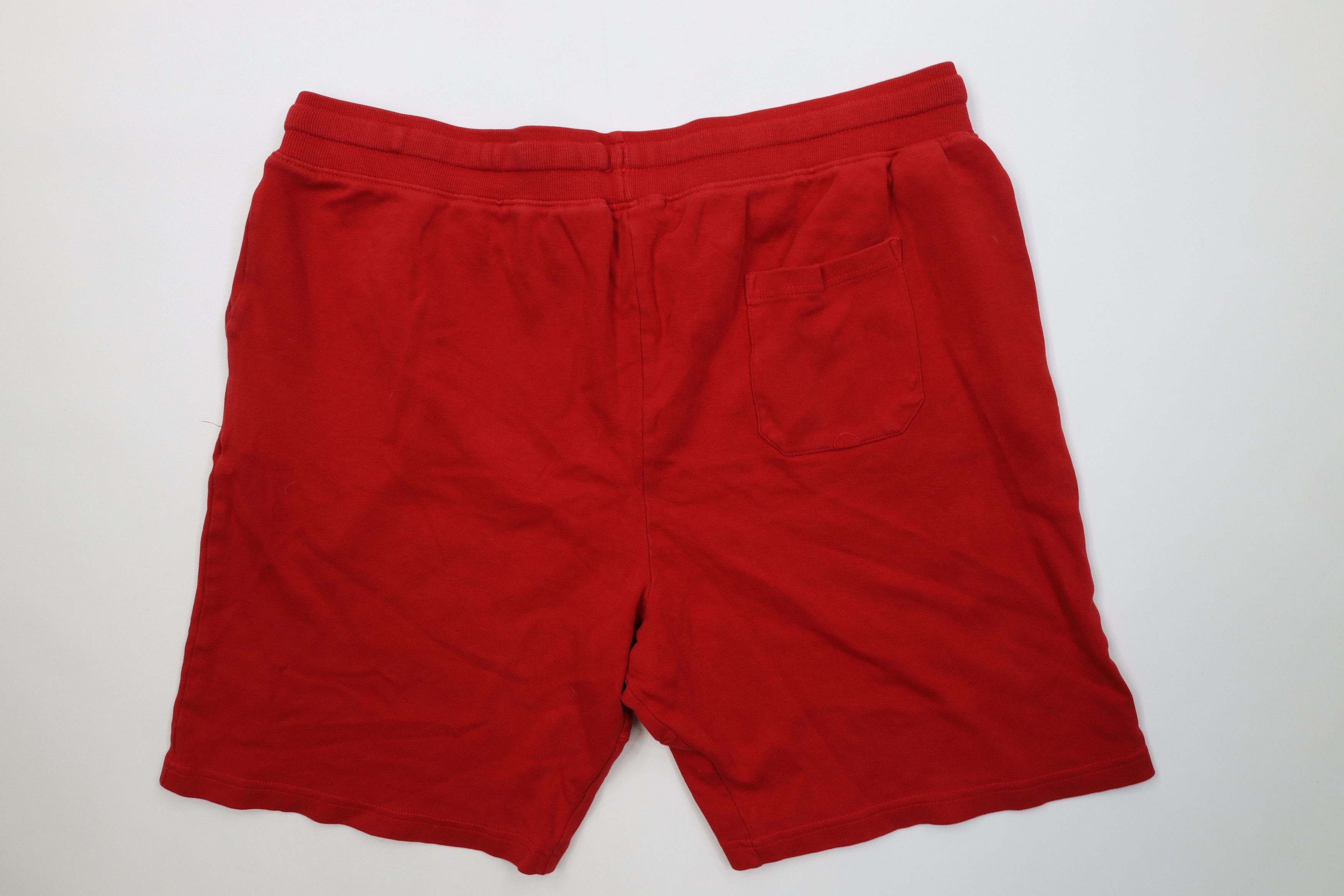 Polo Ralph Lauren Vintage Y2K Ralph Lauren Faded Knit Above Knee Shorts Red Size US 38 / EU 54 - 9 Thumbnail