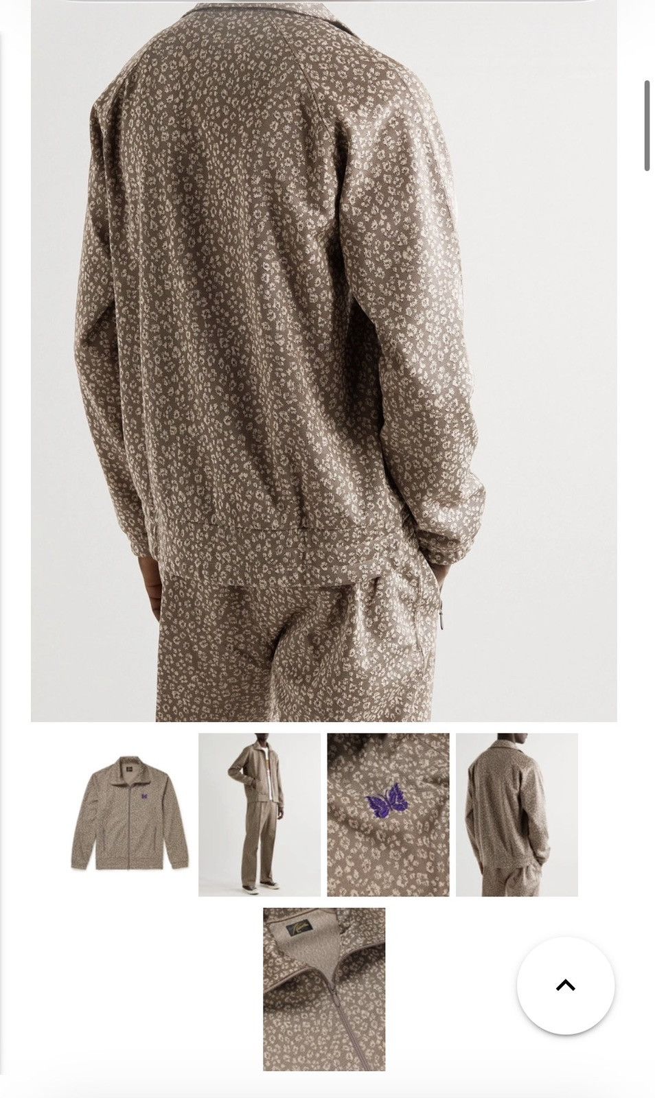 Needles Needles Jacquard Leopard Tracksuit sz xl Size US XL / EU 56 / 4 - 7 Thumbnail