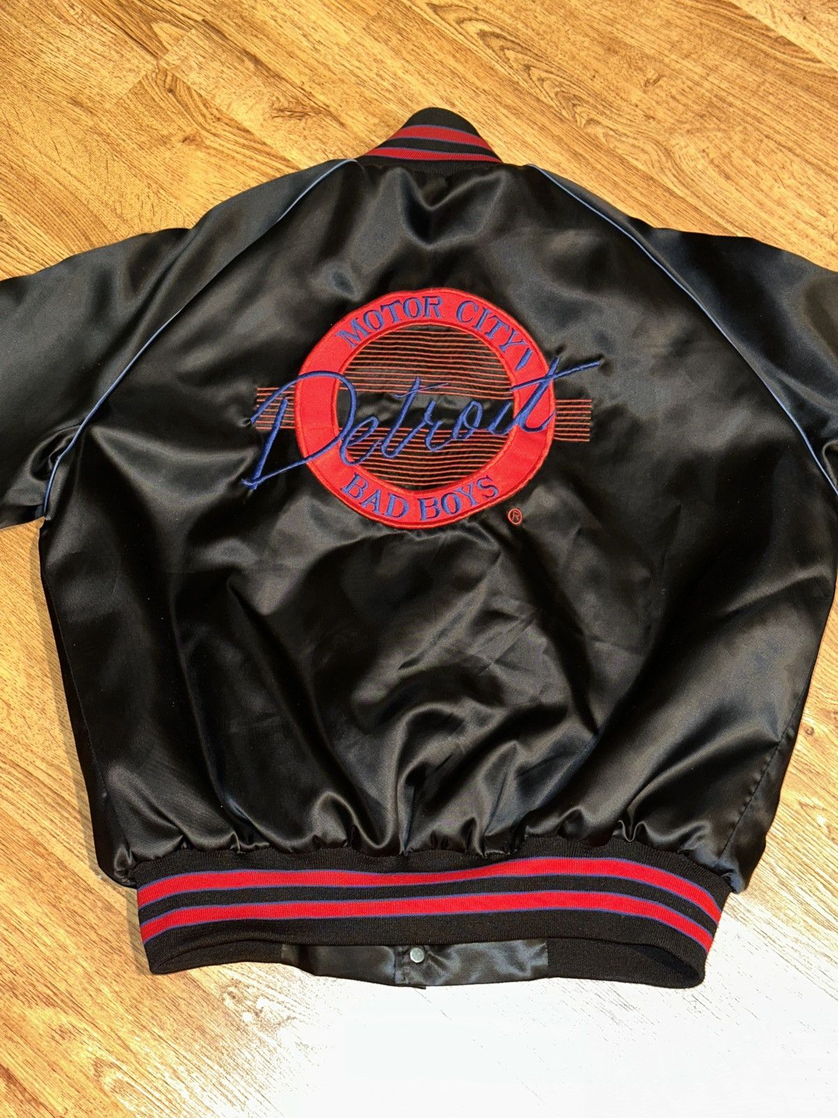 The Game × Vintage Vtg 90s The Game Motor City DETROIT BAD BOYS Varsity Jacket Size US L / EU 52-54 / 3 - 10 Thumbnail