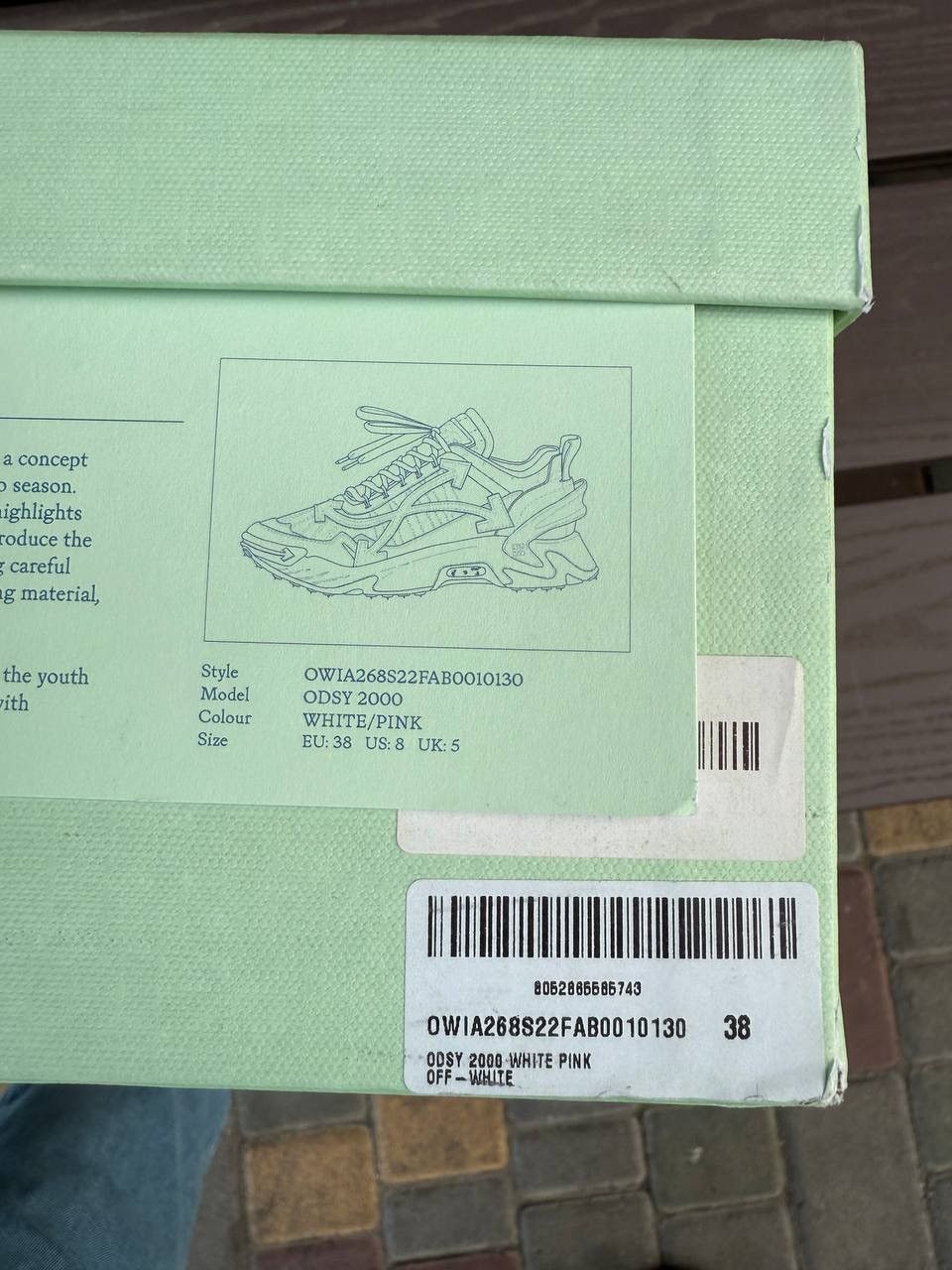 Off-White OFF WHITE ODSY 2000 WHITE PINK Size US 8 / IT 38 - 7 Thumbnail