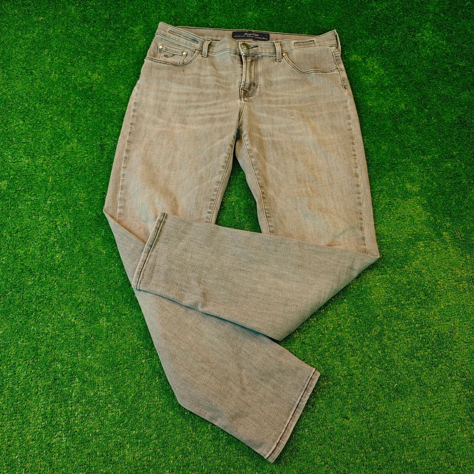 Jacob Cohen Jacob Cohen Jeans Womens 28 Gray straight regular handmade Size 28" / US 6 / IT 42 - 1 Thumbnail