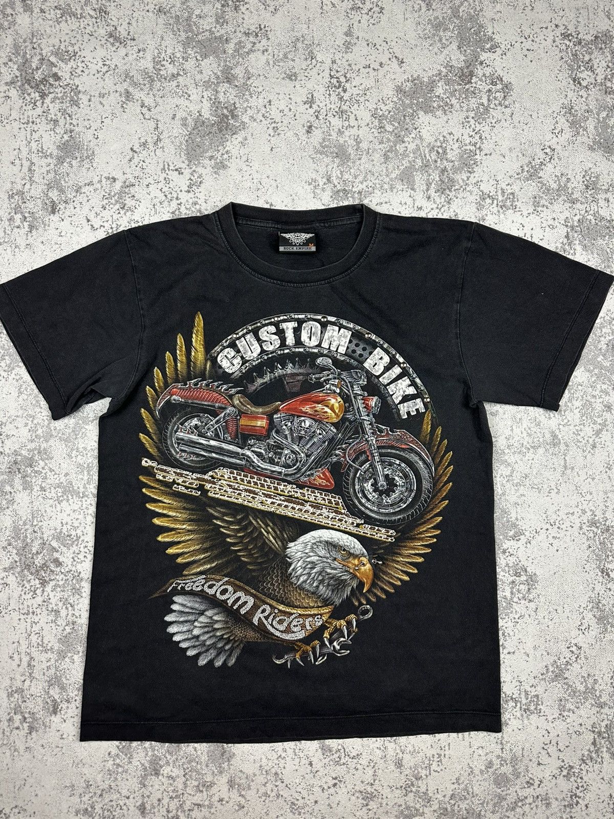 Band Tees T-shirt Custom Eagle Biker Tee Vintage Rock Empire Size US M / EU 48-50 / 2 - 1 Thumbnail