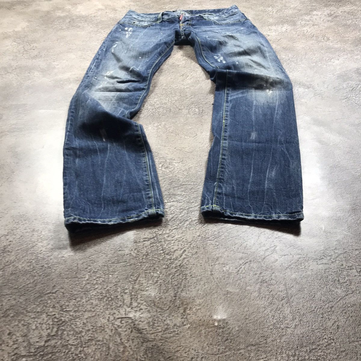 Vintage Vintage Dsquared2 Distressed Flared Jeans Grunge 90s Logo 26 Size US 26 / EU 42 - 1 Thumbnail