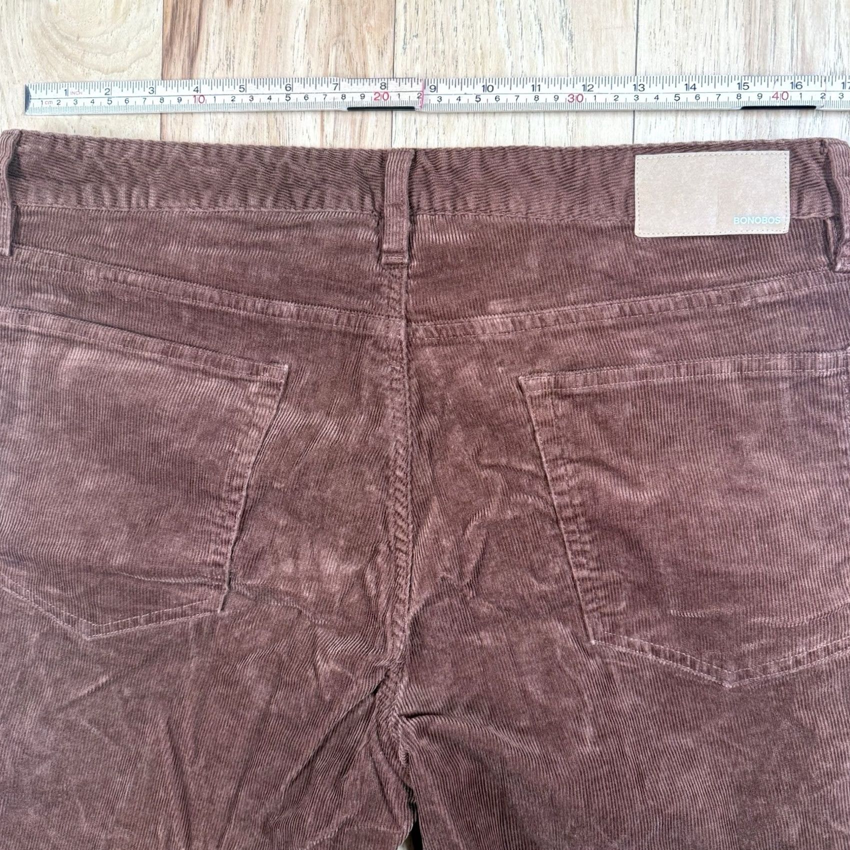Bonobos Bonobos Corduroy Pants Mens 34x30 Straight Relaxed Rust Orange Chino Pants Mens Boys? Size US 34 / EU 50 - 6 Thumbnail