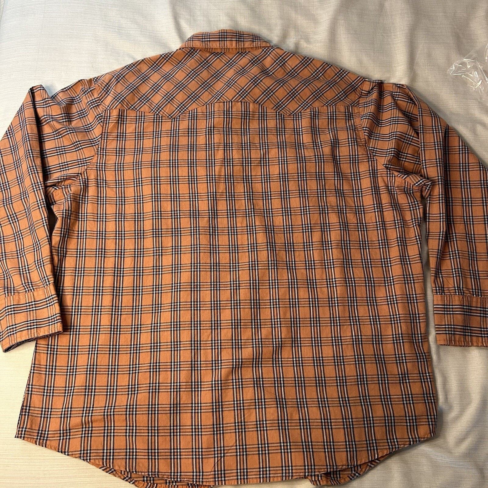 Wrangler Vintage Wrangler Western Pearl Snap Shirt Men’s 2X Long Slv Size US XXL / EU 58 / 5 - 2 Thumbnail