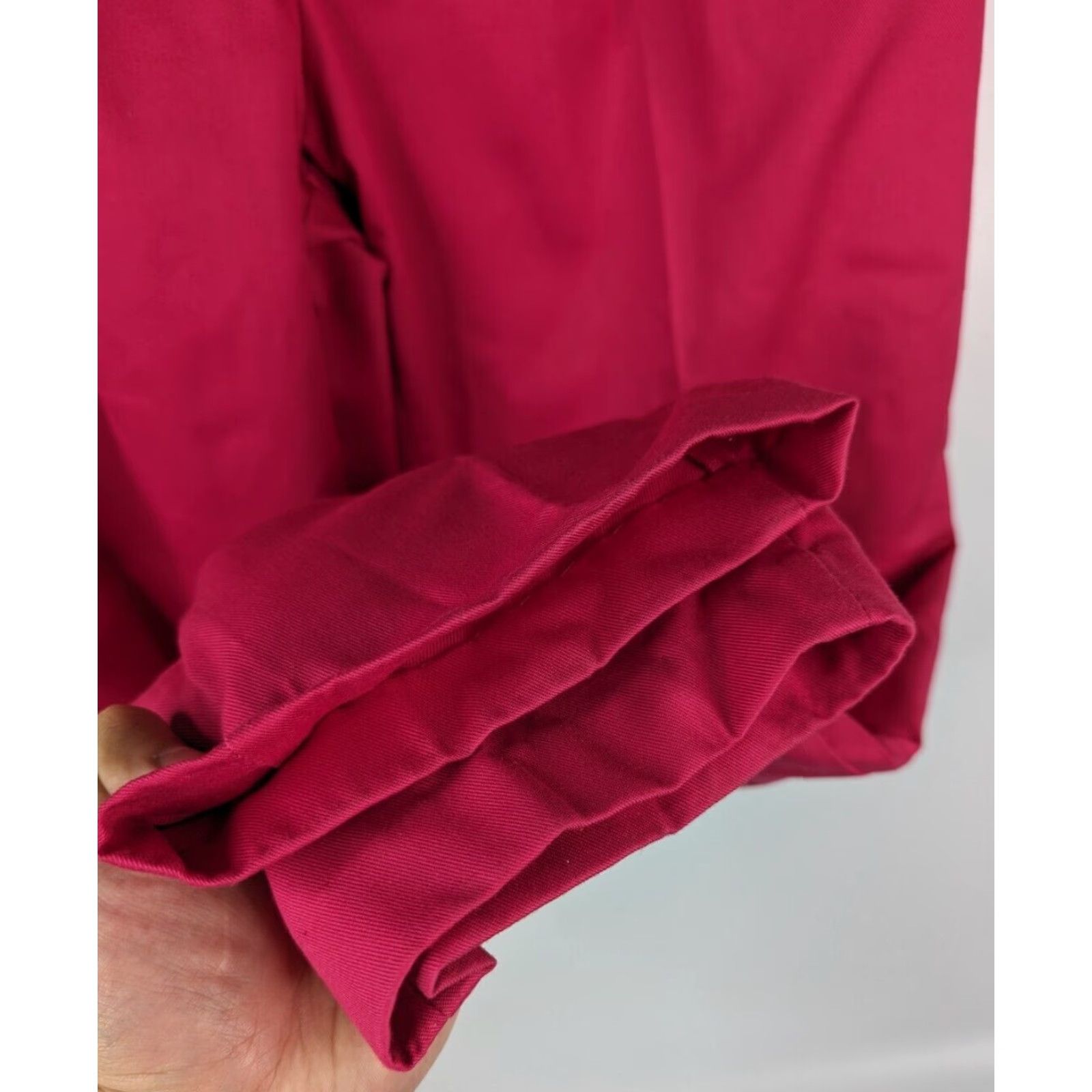 Levi's VINTAGE Levi's High Rise Pleated Pants Women's 12 Pink USA 90s Tapered Dress Pants Womens Size 34" / US 12 / IT 48 - 3 Thumbnail