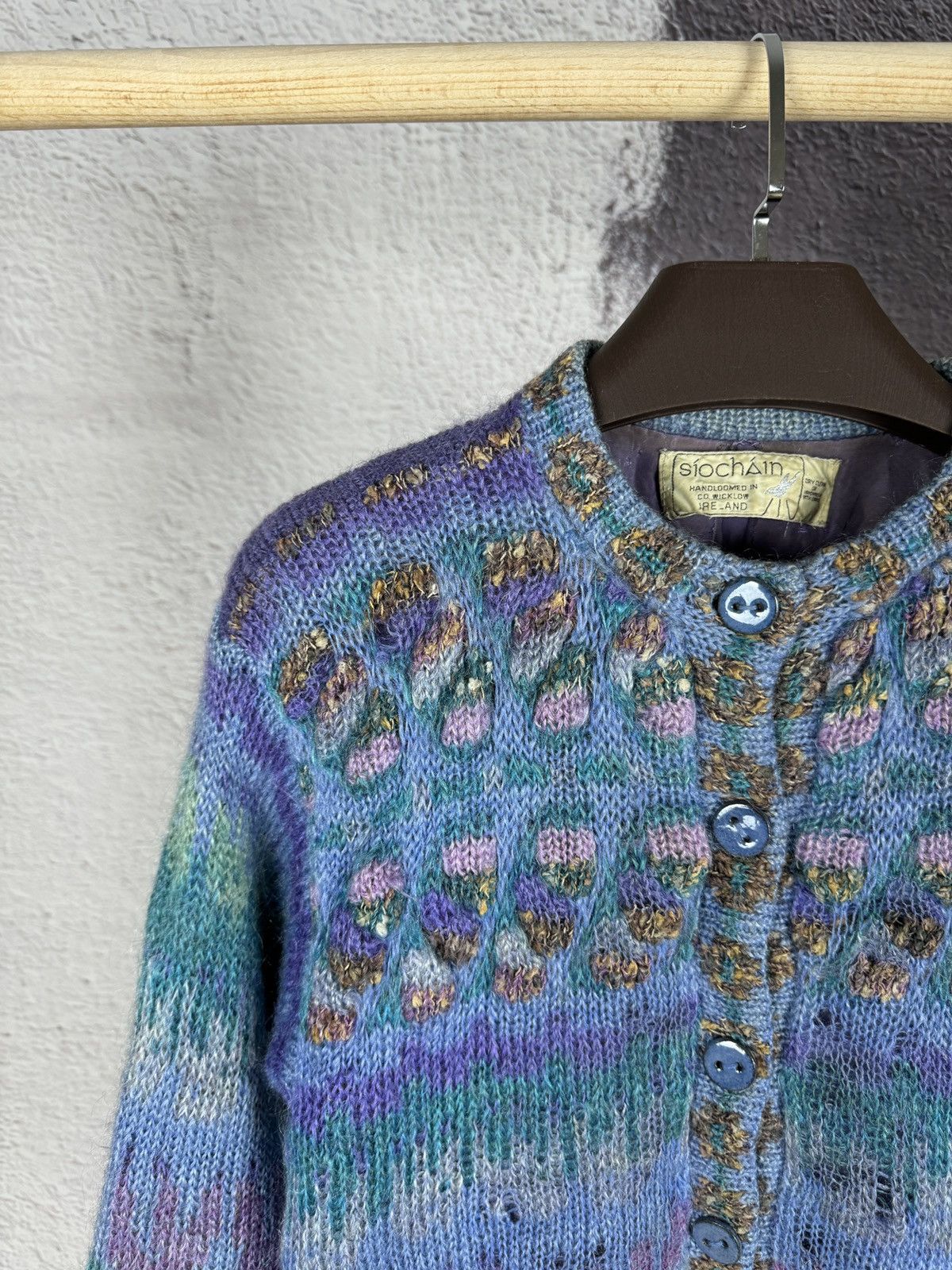 Handmade × Vintage Vintage SioChain Ireland Handloomed Sweater women’s Size M / US 6-8 / IT 42-44 - 4 Thumbnail
