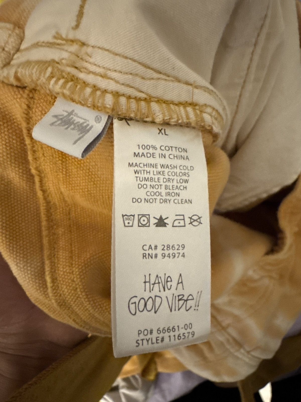 Stussy Stussy Beach Pant (Orange Tie Dye) Size US 36 / EU 52 - 6 Thumbnail