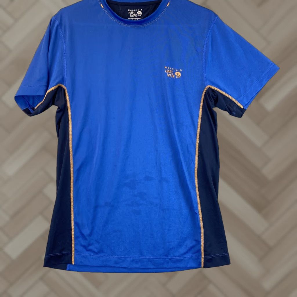 Mountain Hardwear Mountain Hard Wear Dri Fit Short Sleeve Athletic Shirt Men's Size M Blue 68-10 / 2024 Size US M / EU 48-50 / 2 - 1 Thumbnail