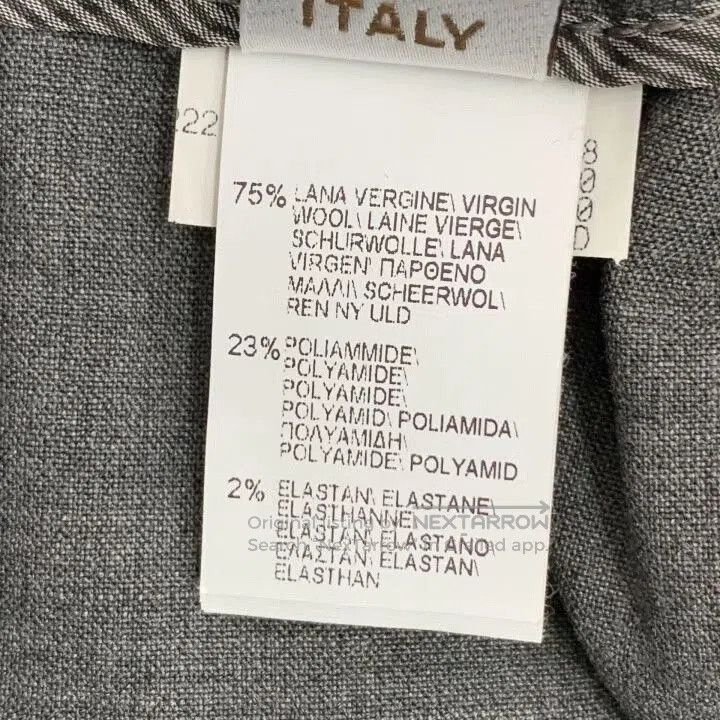 Brunello Cucinelli Brunello Cucinelli Gray Wool Belted Trousers. Size 28" / US 6 / IT 42 - 8 Thumbnail