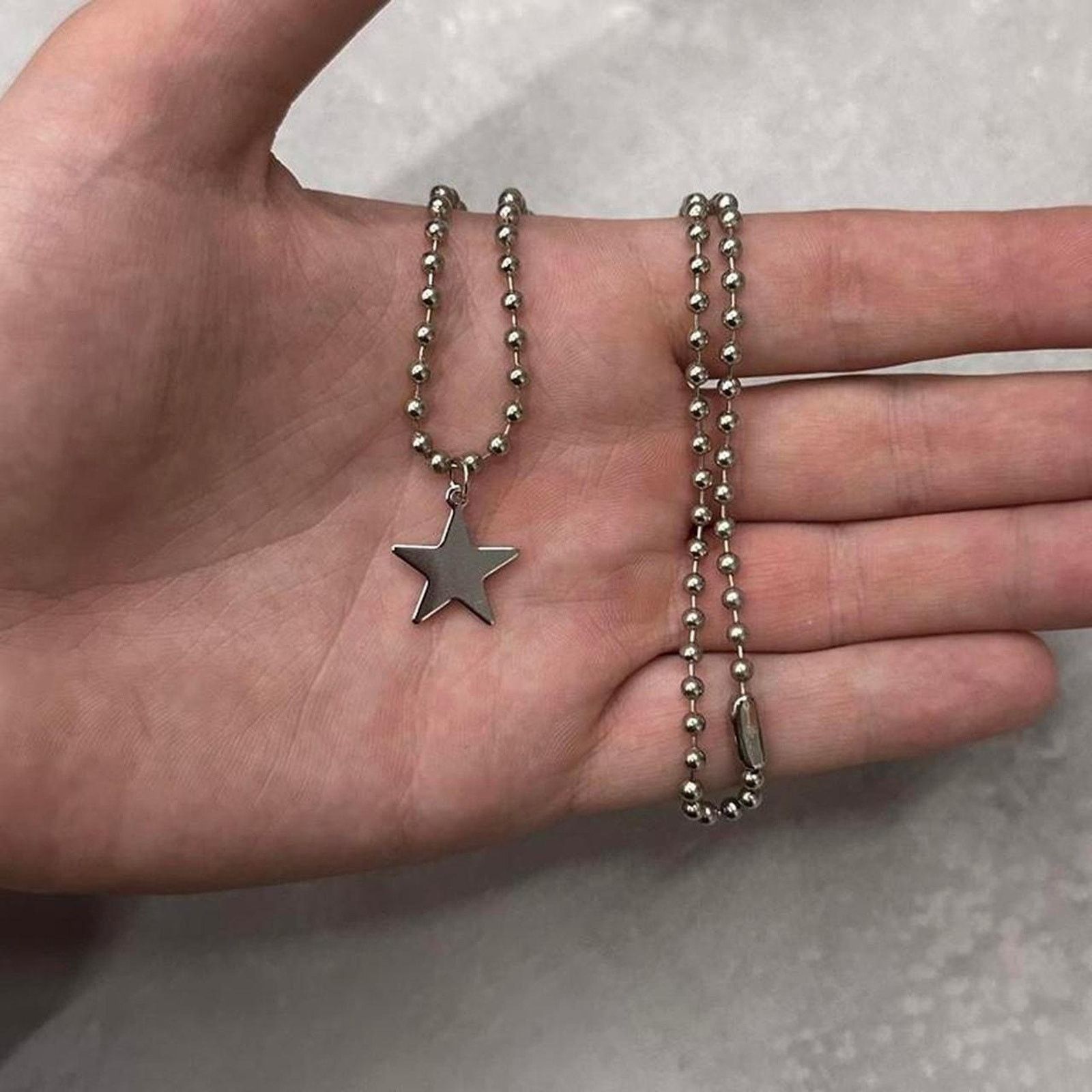 Other Silver beaded star choker MENS Size ONE SIZE - 2 Thumbnail