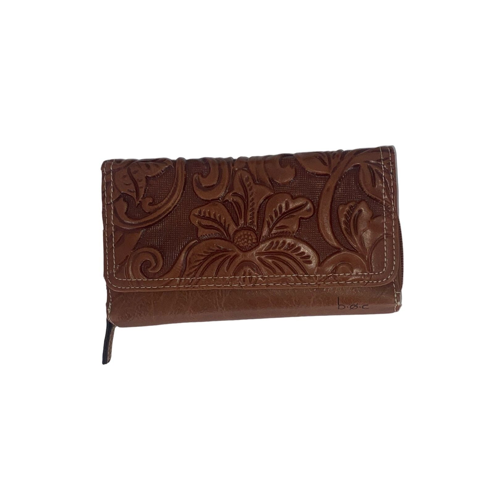 Boc boc milestone deluxe wallet carved faux leather preloved Size ONE SIZE - 1 Thumbnail