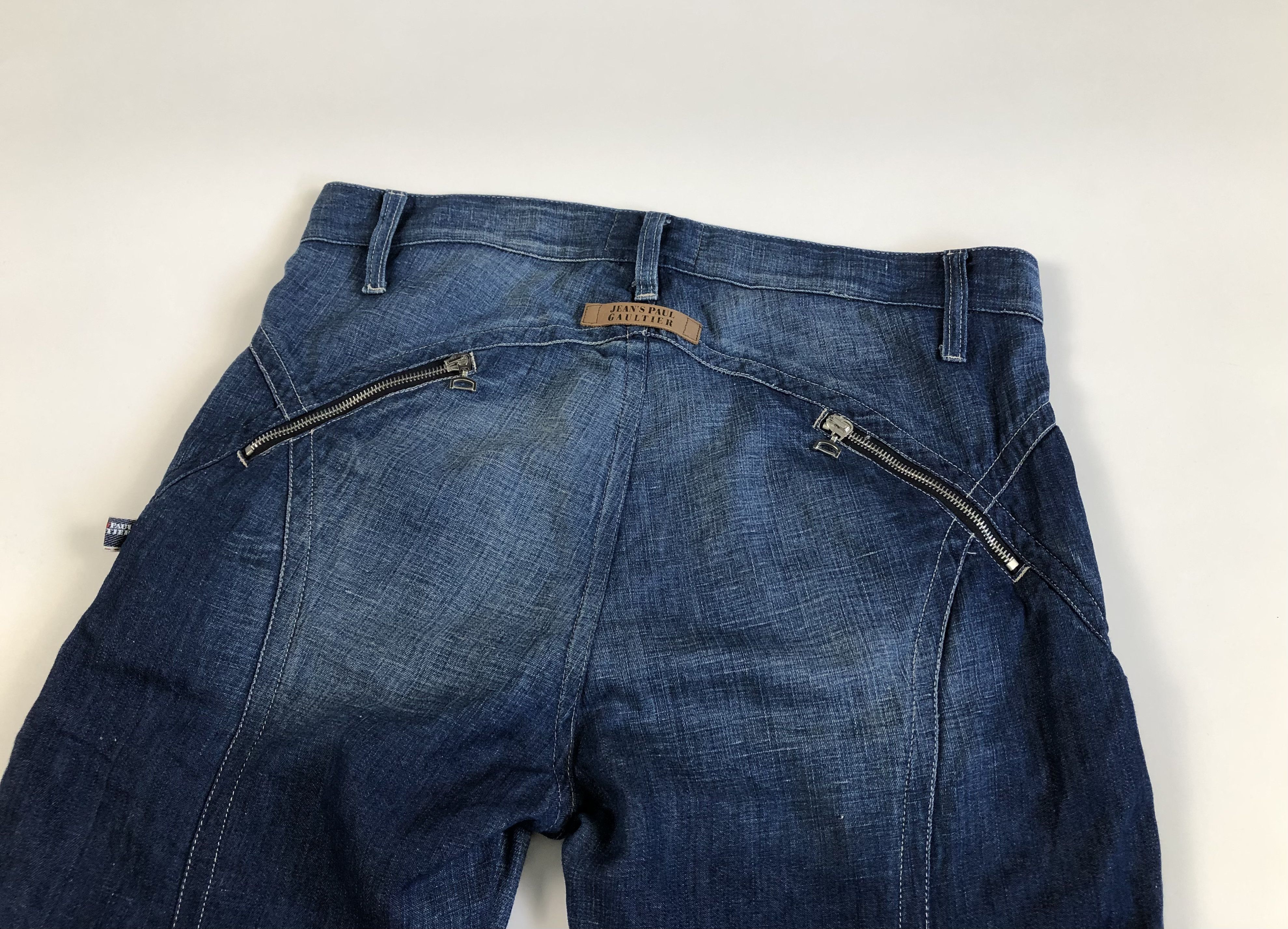 Jean Paul Gaultier Jean Paul Gaultier Cotton Linen Denim Pants Size US 34 / EU 50 - 9 Thumbnail