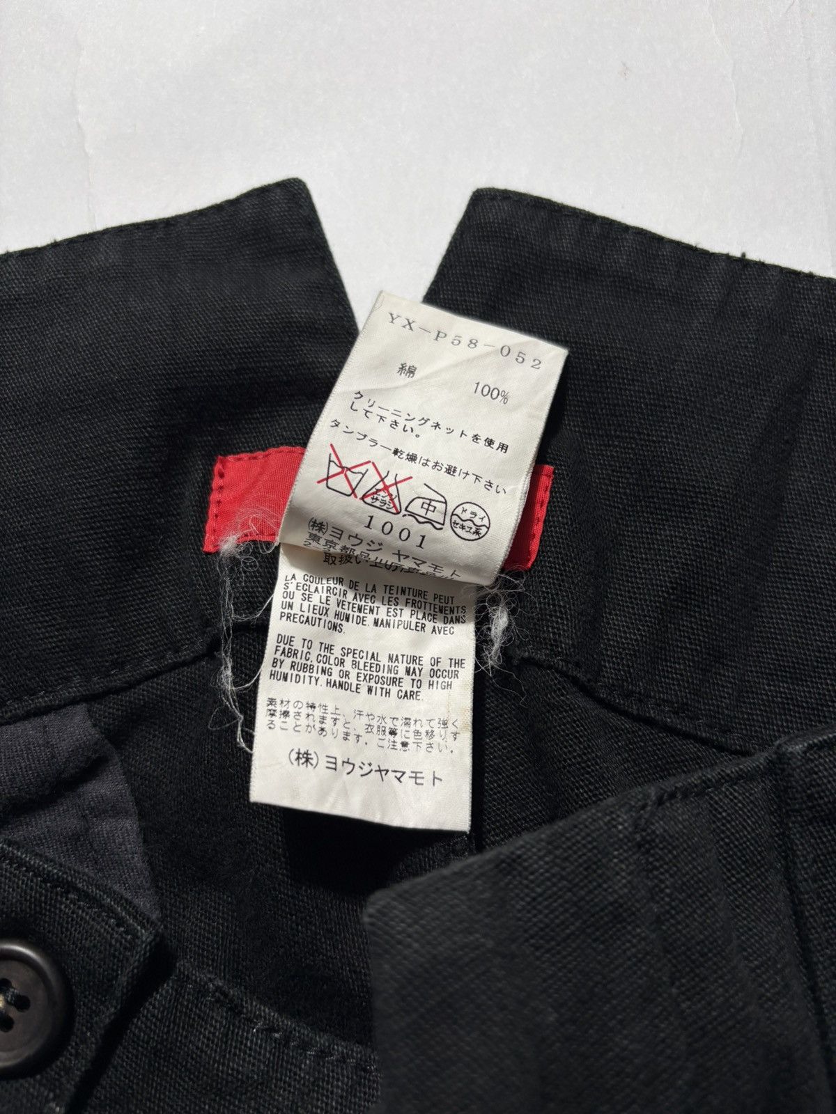 Y's Y’s YOHJI YAMAMOTO CROPPED BLACK PANTS Size 31" - 6 Thumbnail