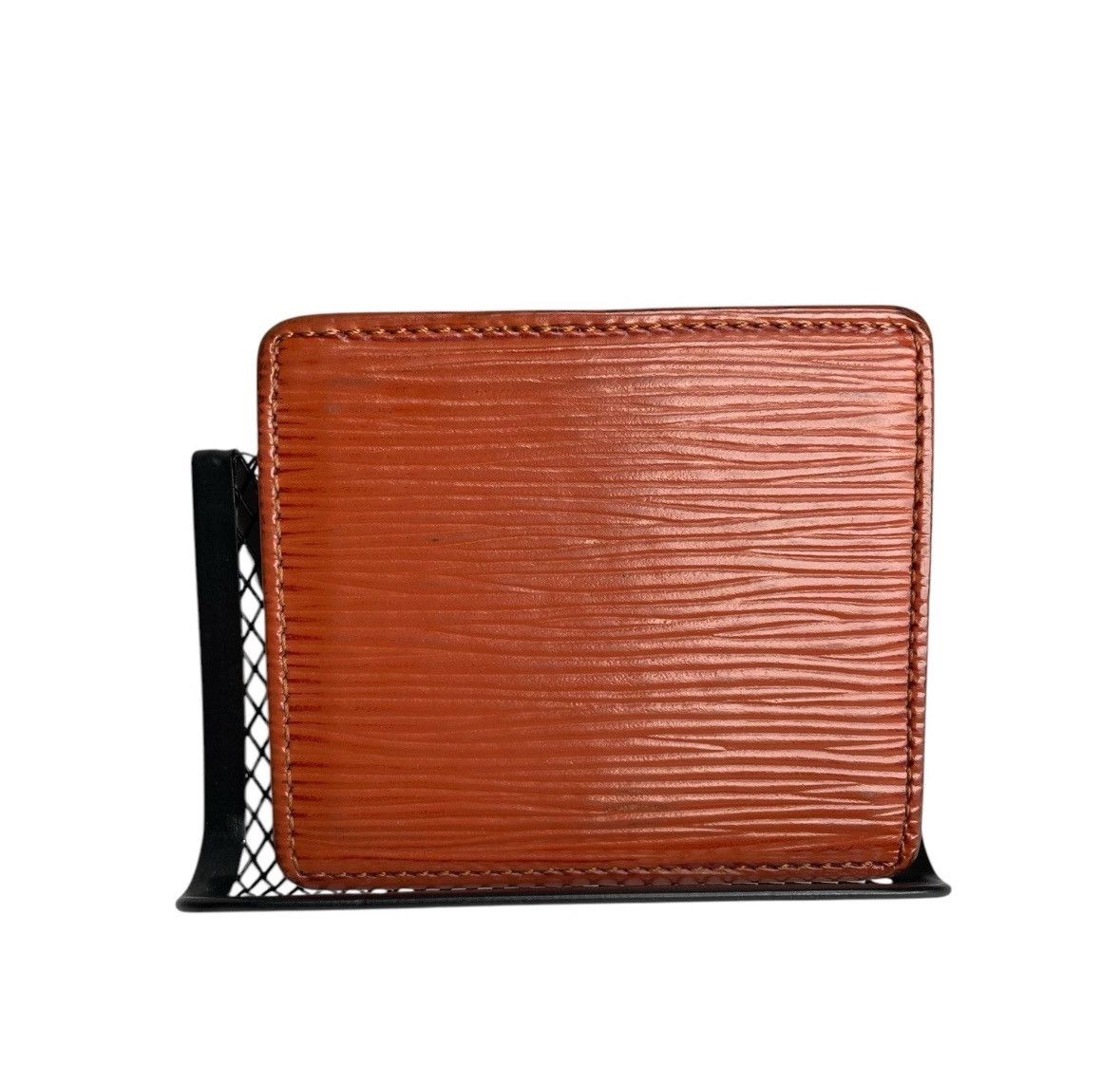 Louis Vuitton × Vintage unisex Louis Vuitton Bourbon Leather GHW Brown Epi Coin Case Size ONE SIZE - 3 Thumbnail