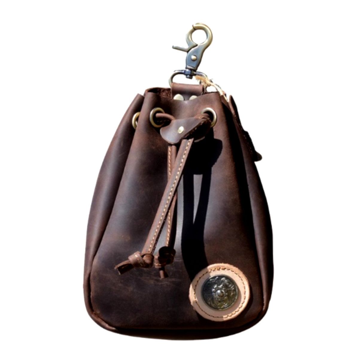 Designer × Japanese Brand × Vintage Stunning Vintage Hippie Leather Bag Streetwear Punk Rave Size ONE SIZE - 1 Thumbnail