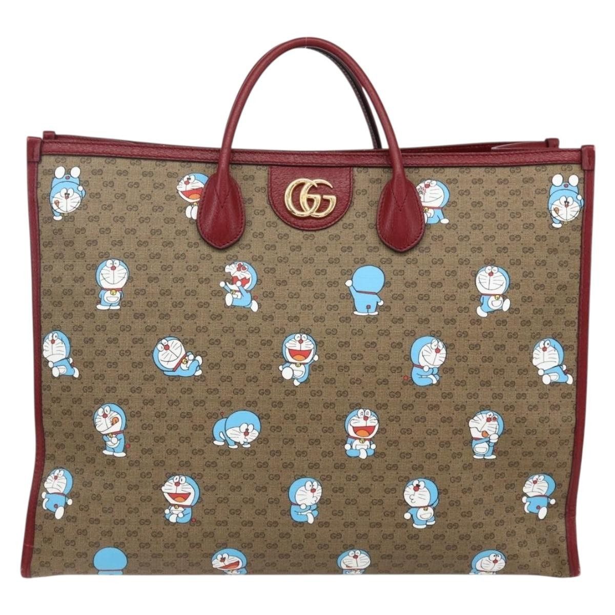 Gucci Gucci Doraemon Tote Printed Mini GG Coated Canvas Size ONE SIZE - 1 Thumbnail