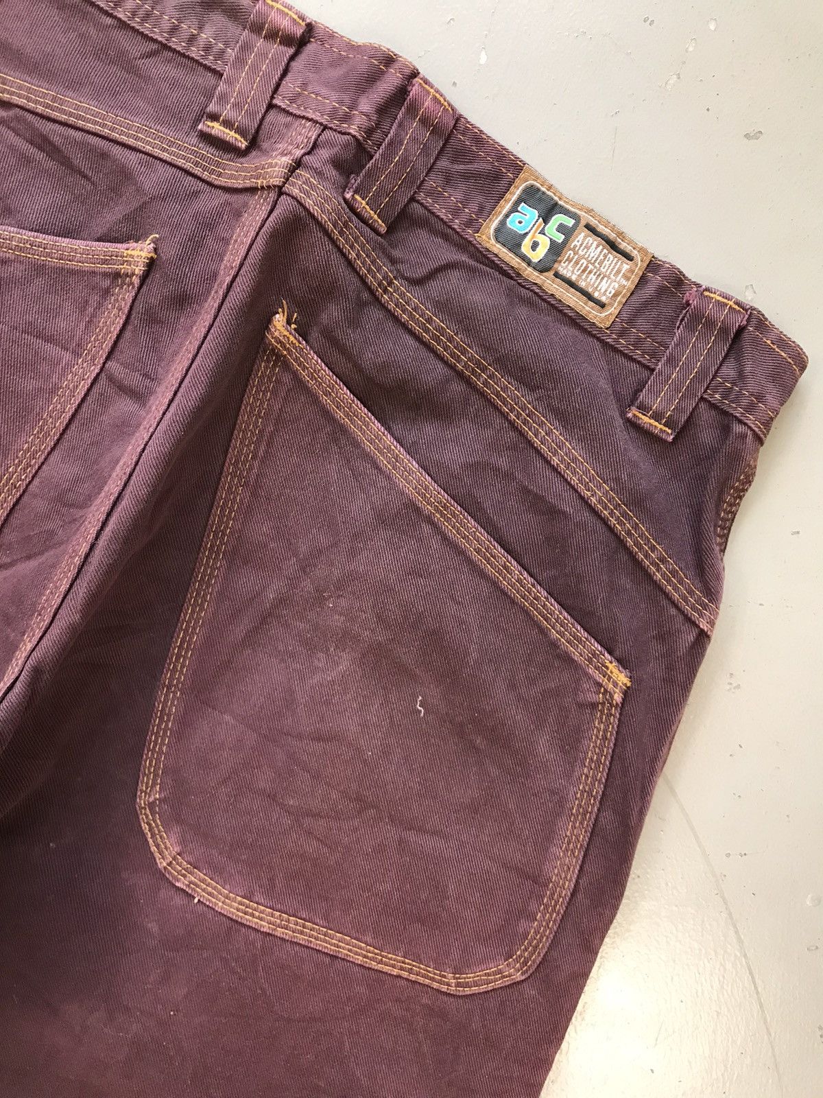Vintage Vintage acmebilt clothing big pocket baggy fit denim Size US 36 / EU 52 - 9 Thumbnail
