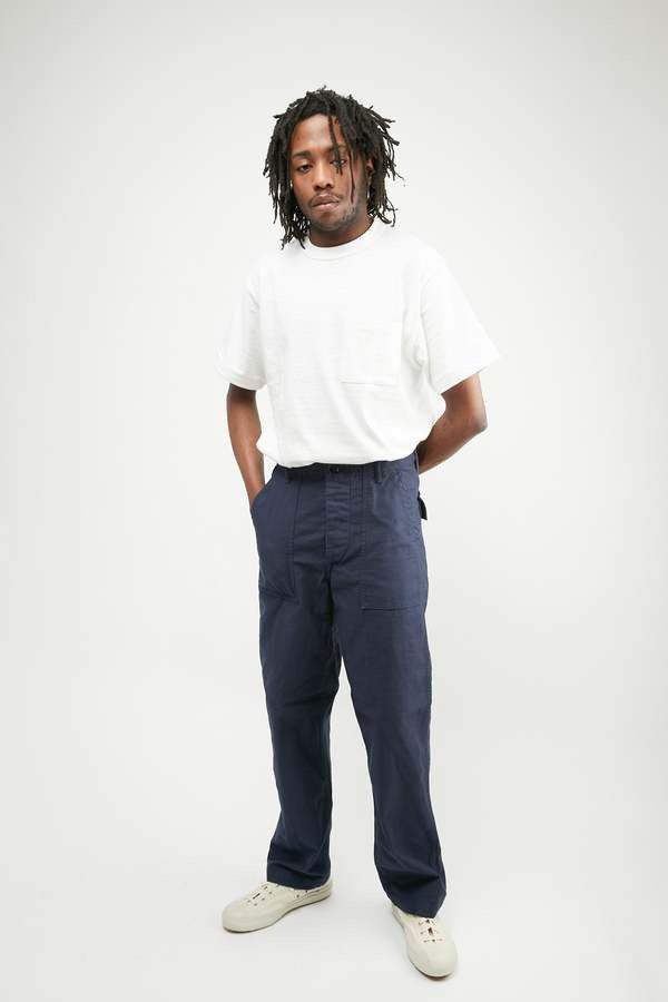 Orslow x Totem Regular Fit Fatigue - Navy Sateen
