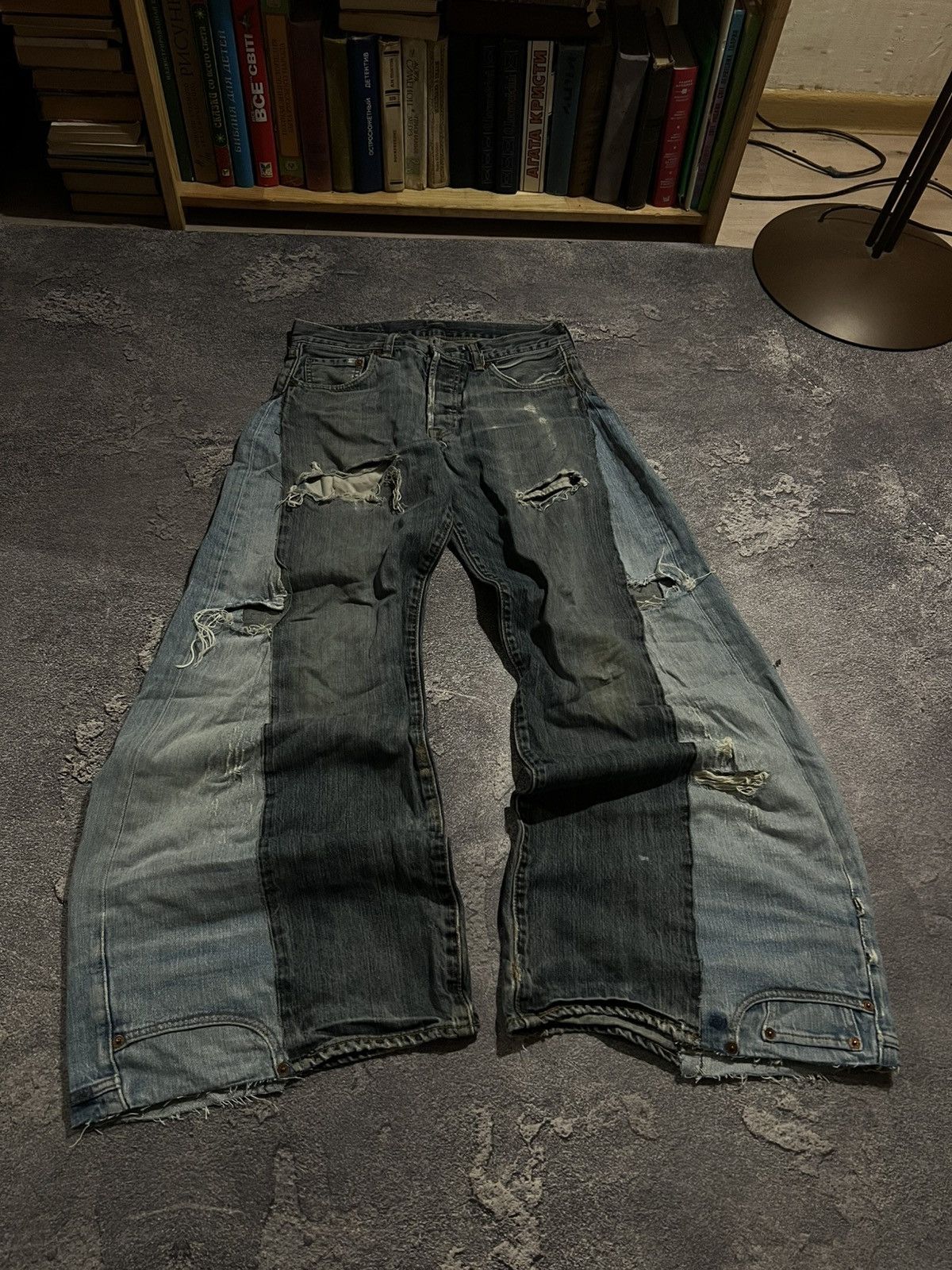 パンク　archive surgery ロングレングスデニム　y2k