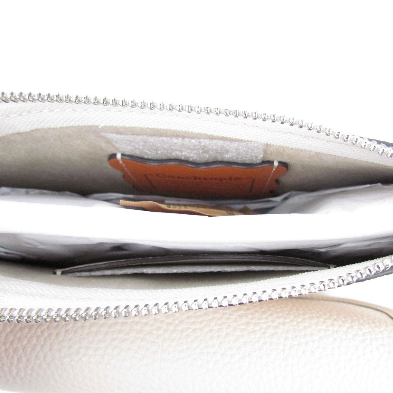 Coach NWT Coach Wavy Double Pouch Bag In Coachtopia Leather Size ONE SIZE - 6 Thumbnail