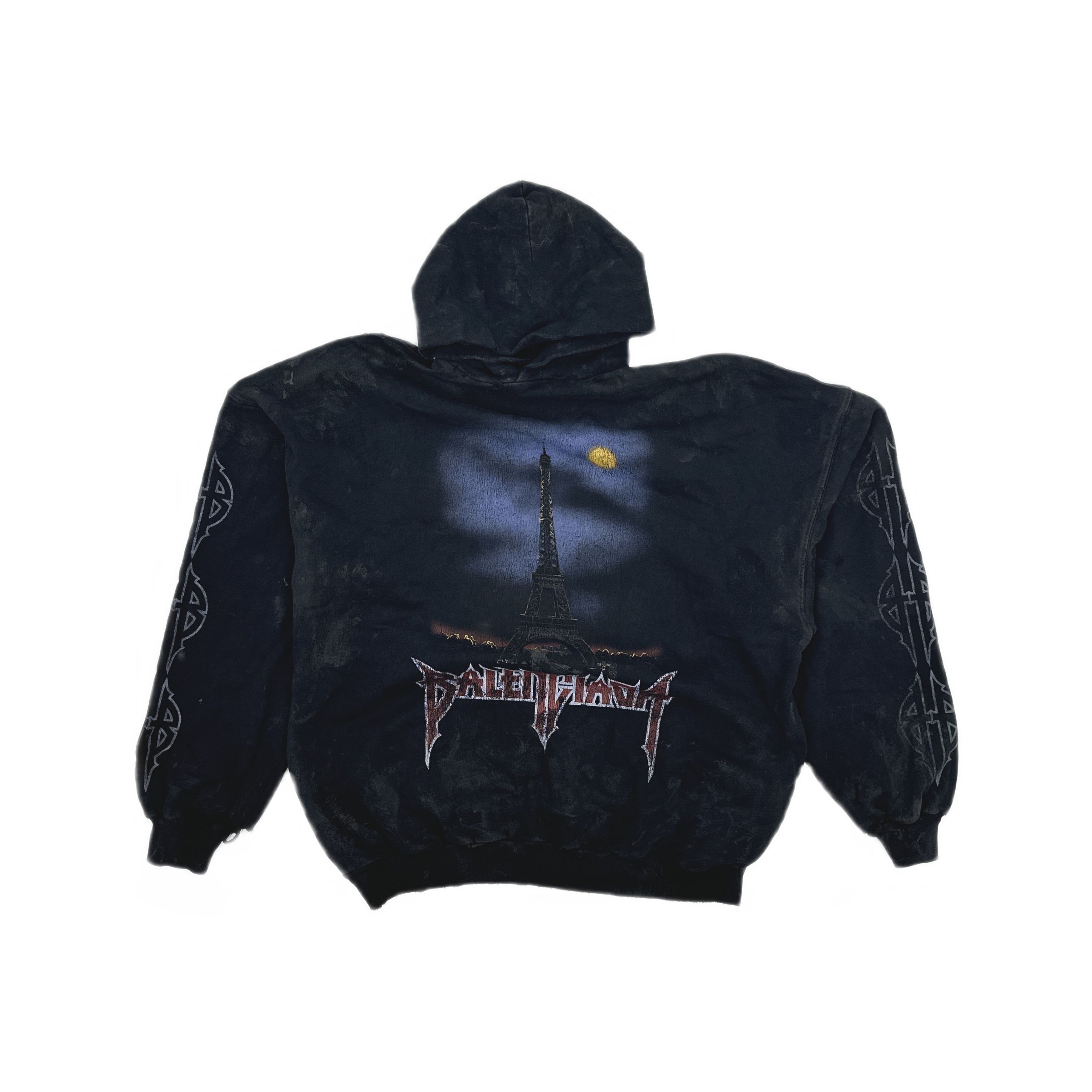 Balenciaga Balenciaga Eiffel Tower Graphic Hoodie Size M Size US M / EU 48-50 / 2 - 1 Thumbnail