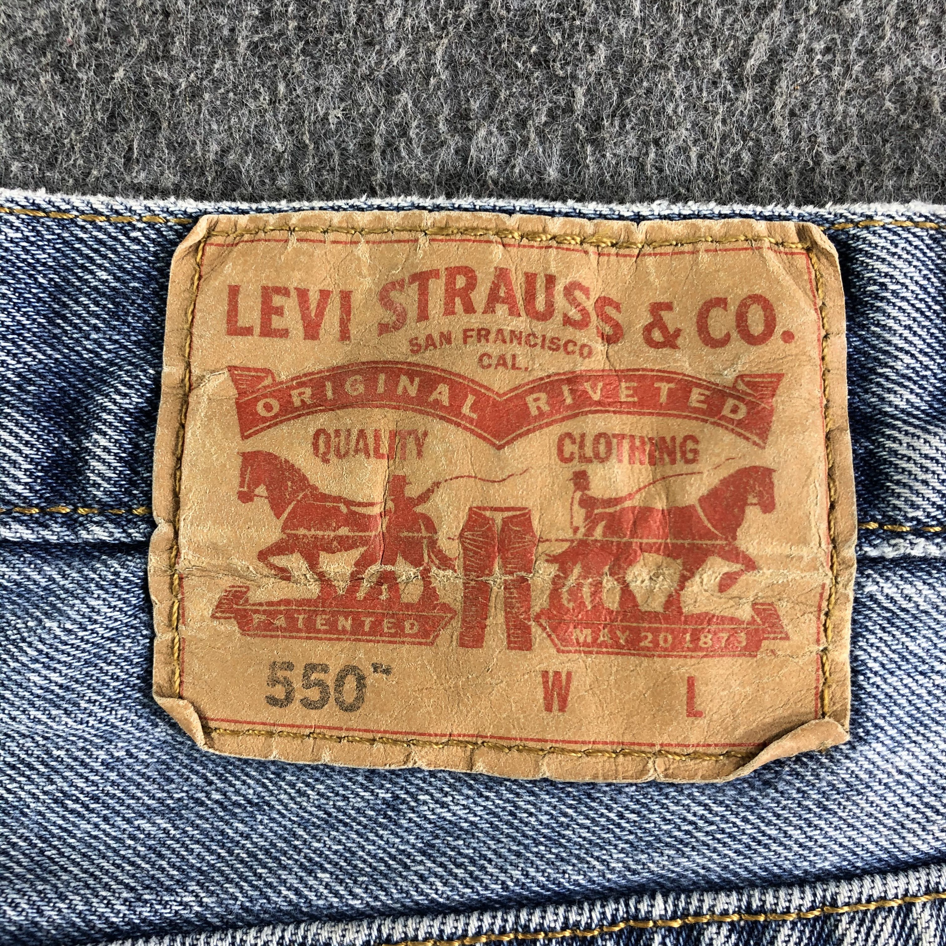 Levi's Vintage Blue Wash Levis 550 Jeans-J4448 Size US 44 / EU 60 - 5 Thumbnail