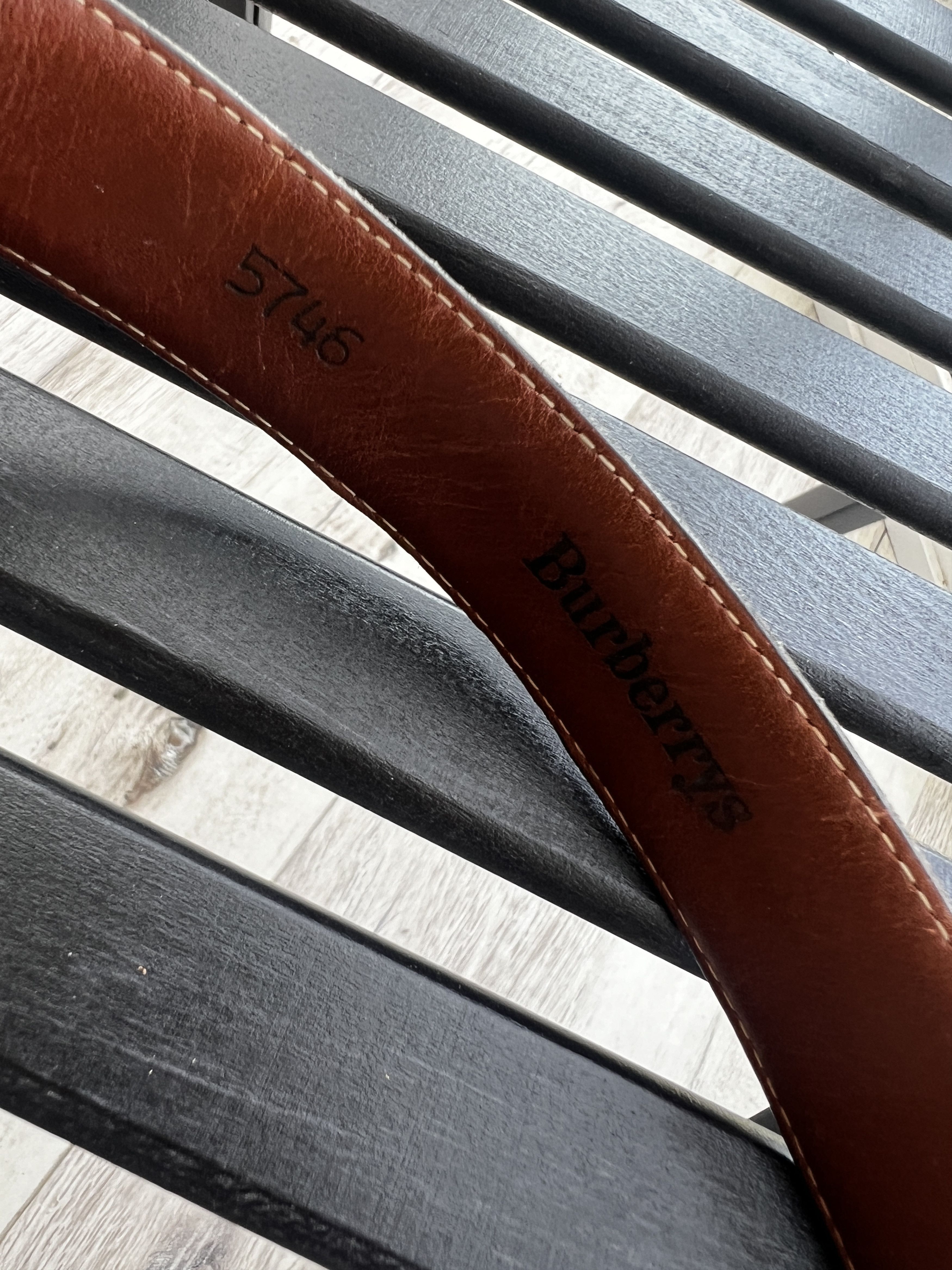 Burberry × Vintage Vintage Burberrys Belt Size 36 - 3 Thumbnail