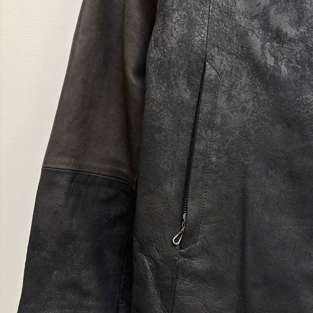 Julius Julius_7 Leather & Suede Biker Jacket Size US S / EU 44-46 / 1 - 7 Thumbnail