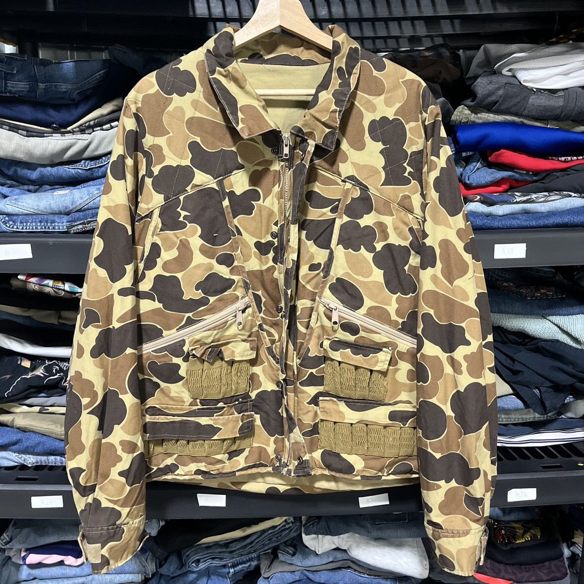 Columbia VINTAGE 90s COLUMBIA DUCK CAMO GORP OUTDOOR BOMBER JACKET Size US L / EU 52-54 / 3 - 3 Thumbnail