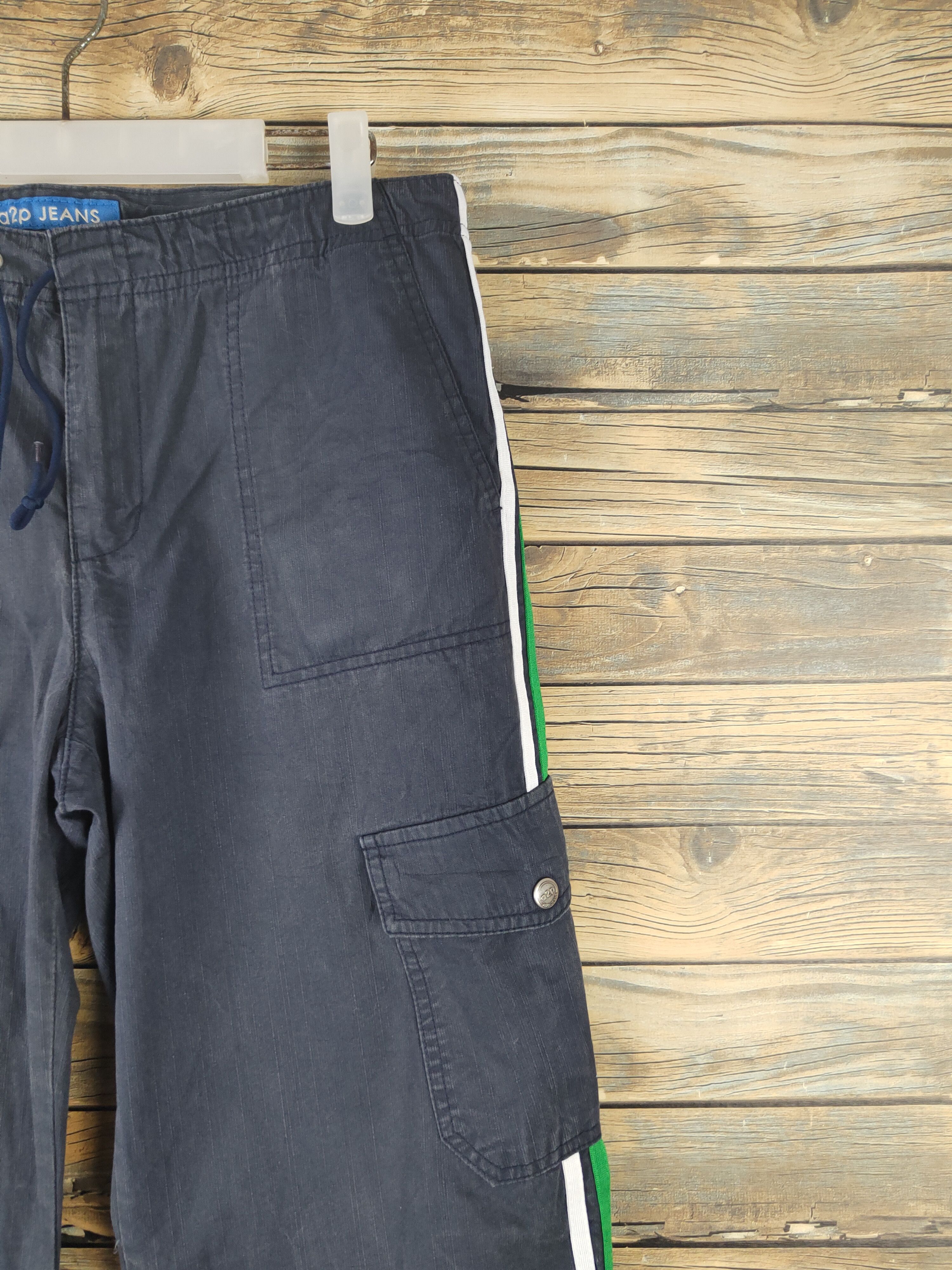 Japanese Brand DL A2p Navy Multipocket Tactical Cargo Pants #1659 Size US 30 / EU 46 - 5 Thumbnail