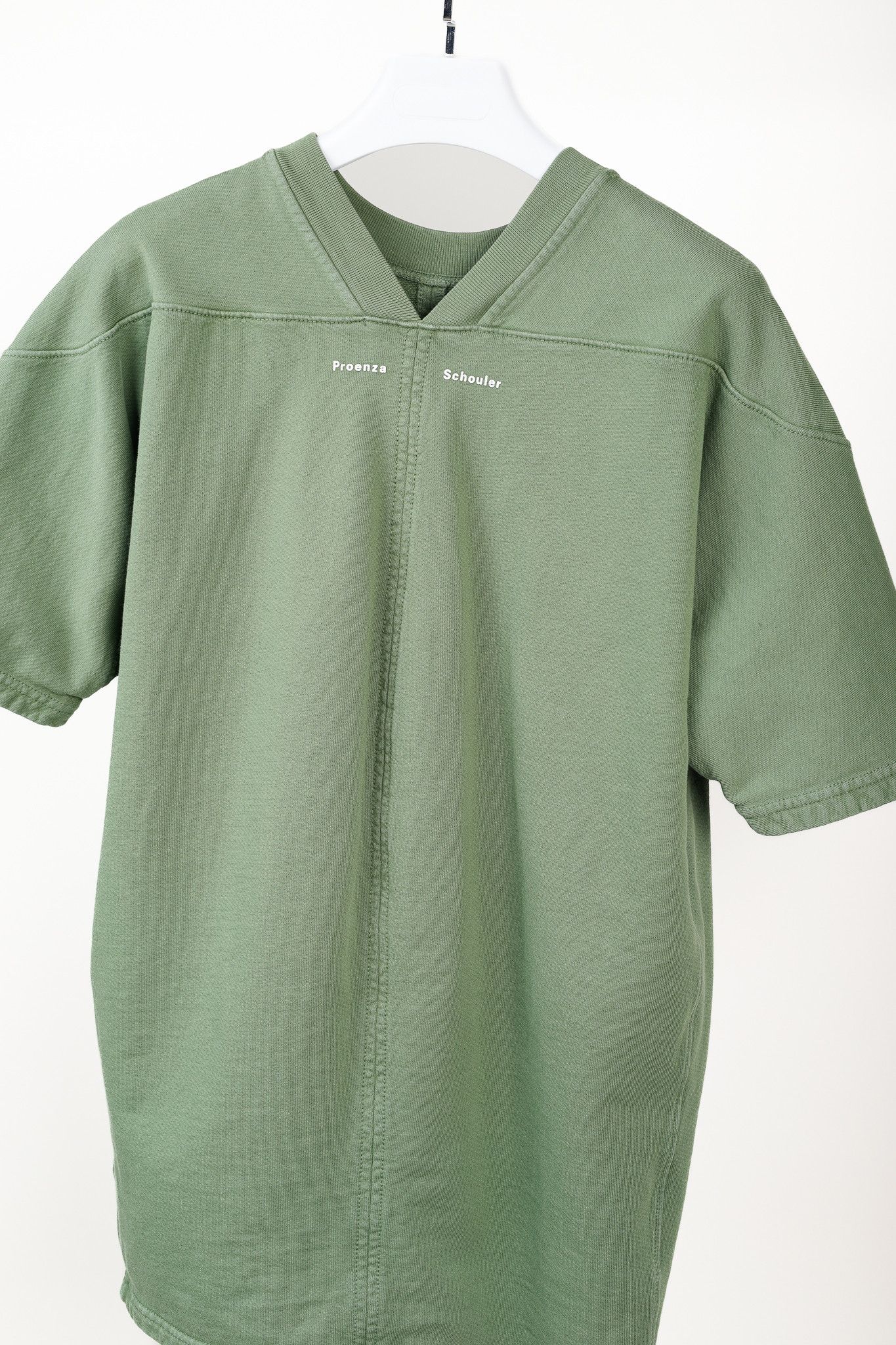 Proenza Schouler Proenza Schouler Green Boxy Sweatshirt Drop-Sleeve Tunic Size S / US 4 / IT 40 - 3 Thumbnail