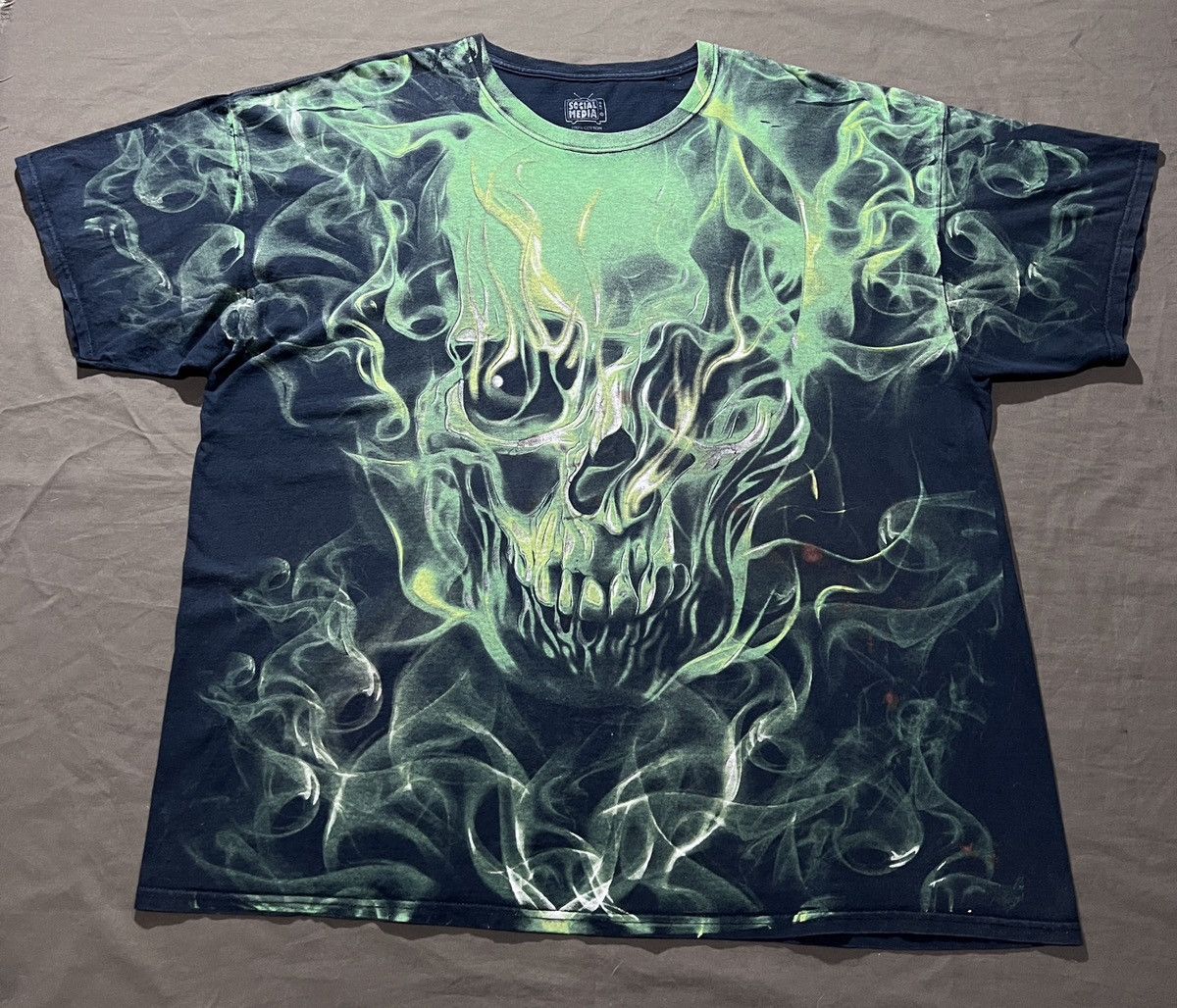 Arts & Science Y2K Fame skull Tee 3XL Faded Oversized Streetwear Graphic Size US XXL / EU 58 / 5 - 3 Thumbnail