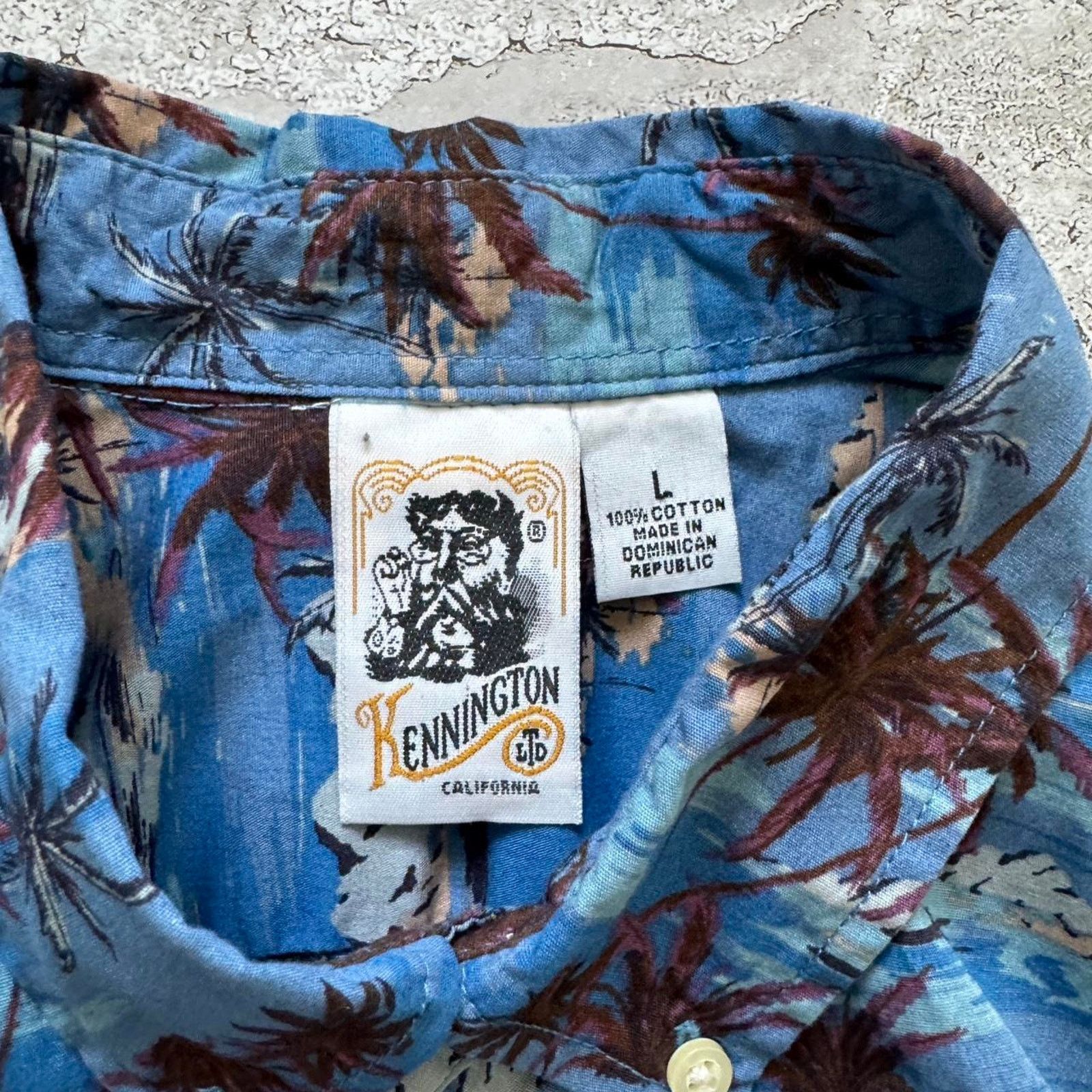 Kennington Ltd. Kennington Men’s Island Hawaiian Shirt – Size Large Size US L / EU 52-54 / 3 - 4 Thumbnail