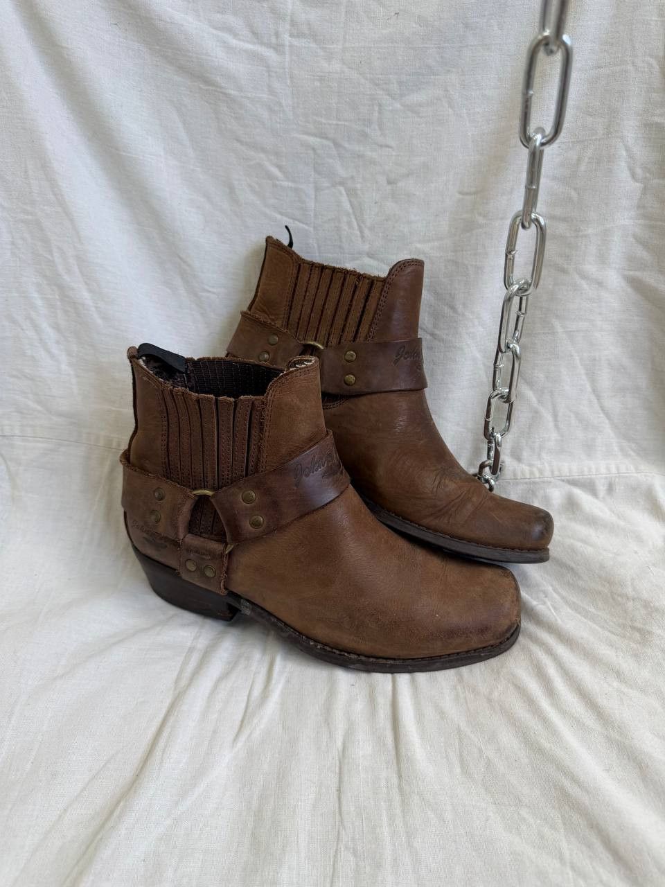If Six Was Nine Ankle zipper guidi style boots y2k opium punk style 90s Size US 6.5 / IT 36.5 - 7 Thumbnail