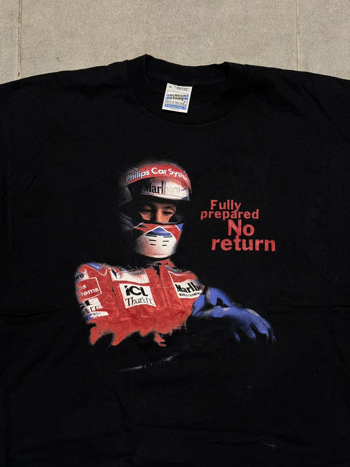 Formula 1 × Marlboro × Vintage 1996 Marlboro Formula 1 Racing T-shirt Tee vintage black Size US XL / EU 56 / 4 - 3 Thumbnail