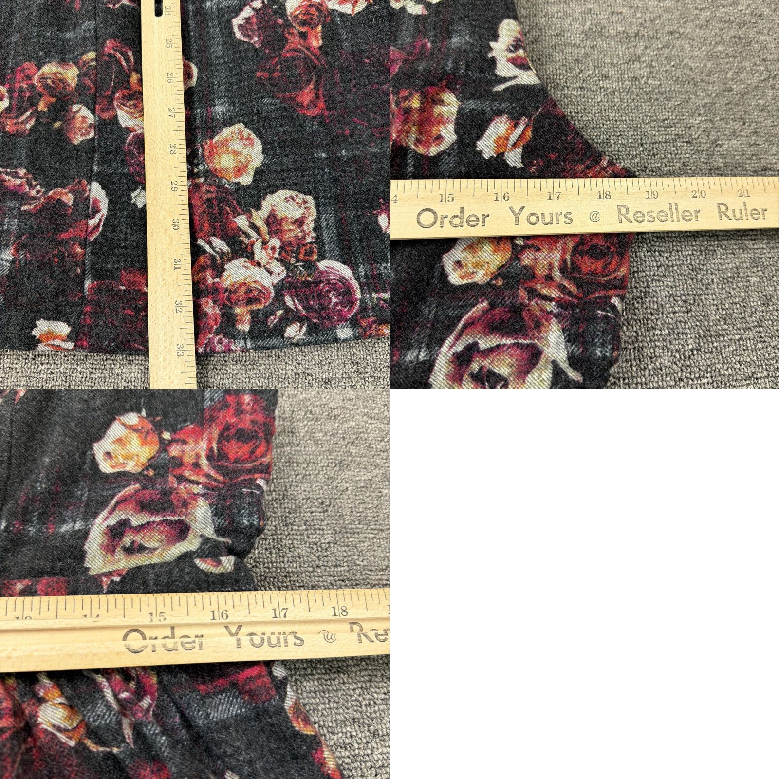 THAKOON Thakoon for DesigNation Dress Womens 16 Floral Plaid Sleeveless Fit & Flare Multicolor V-Neck Party/Cocktail Womens 16 Size XXL / US 16-18 / IT 52-54 - 8 Thumbnail