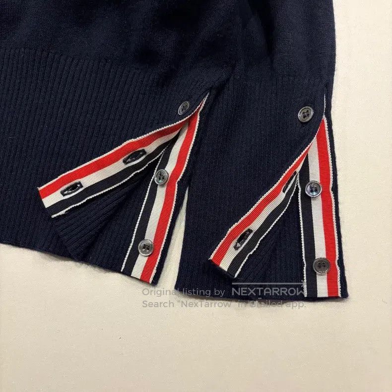 Thom Browne Thom Browne Navy Cashmere Knit Sweater Size US S / EU 44-46 / 1 - 6 Thumbnail