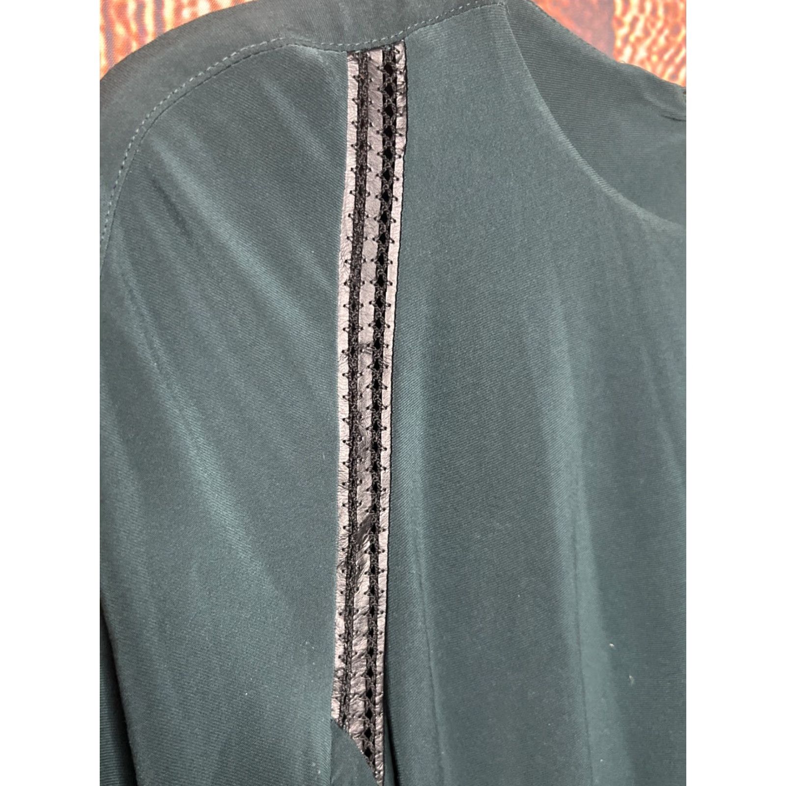 Ralph Lauren VINTAGE Lauren Ralph Lauren Midi Dress Women's 14 Green Lace Trim Sheath 3/4 Sleeve Lined Size XL / US 12-14 / IT 48-50 - 2 Thumbnail